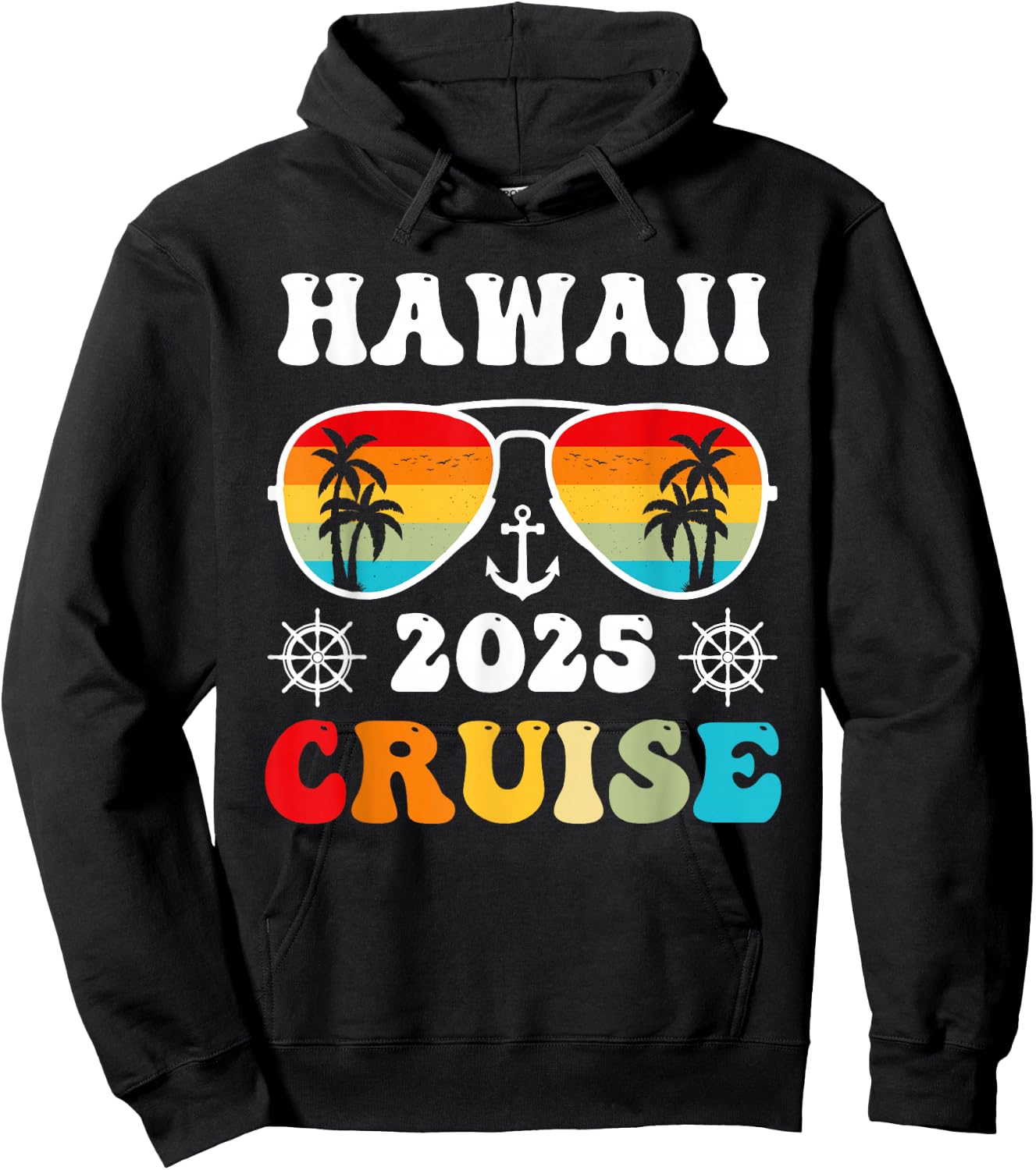 Hawaii Cruise 2025 Vacation Trip Matching Family Group Hoodie - Hoodie | Black