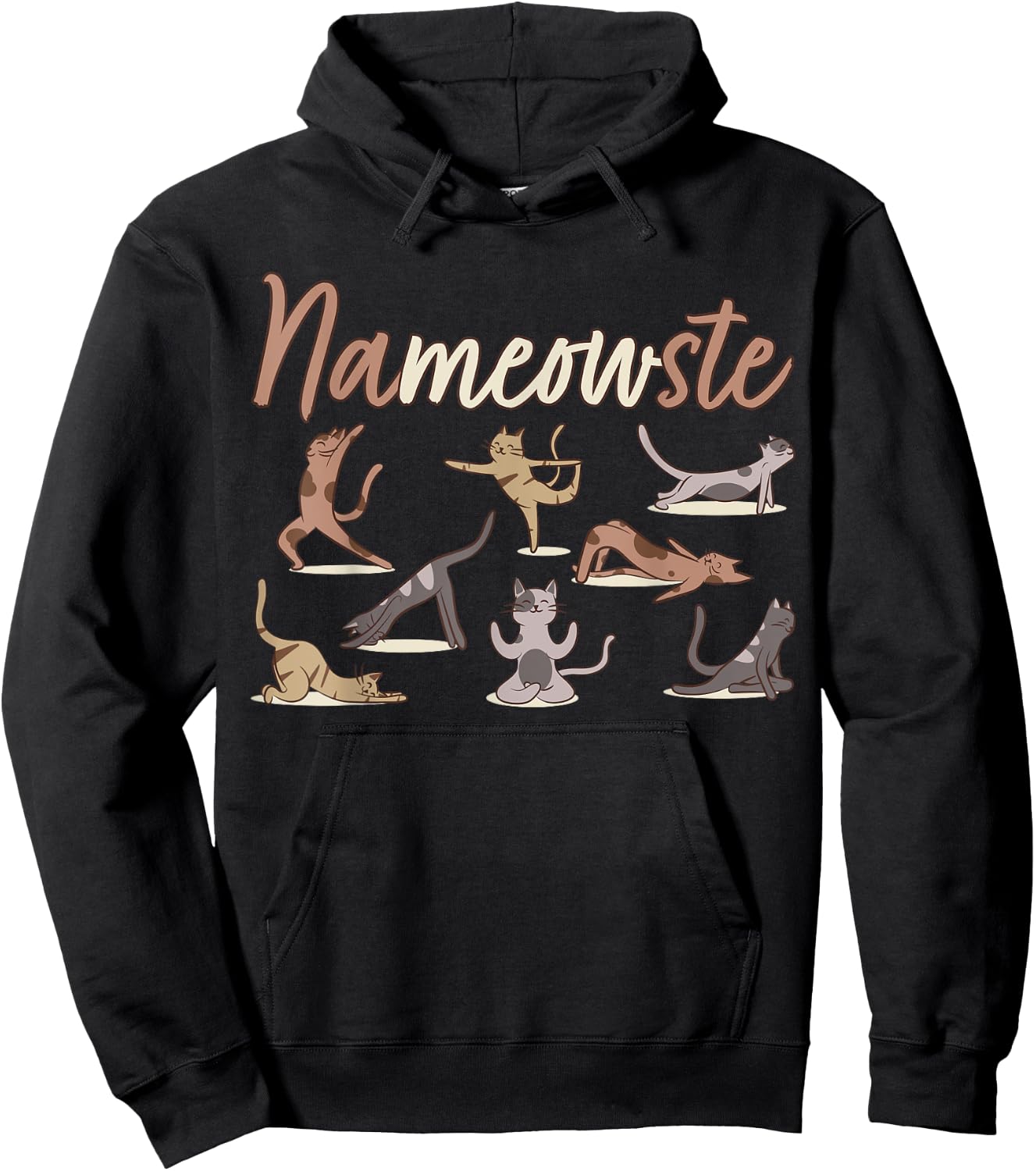 Yoga Cat Doing Yoga Kitten Owner - Yoga Hoodie - Hoodie | Black