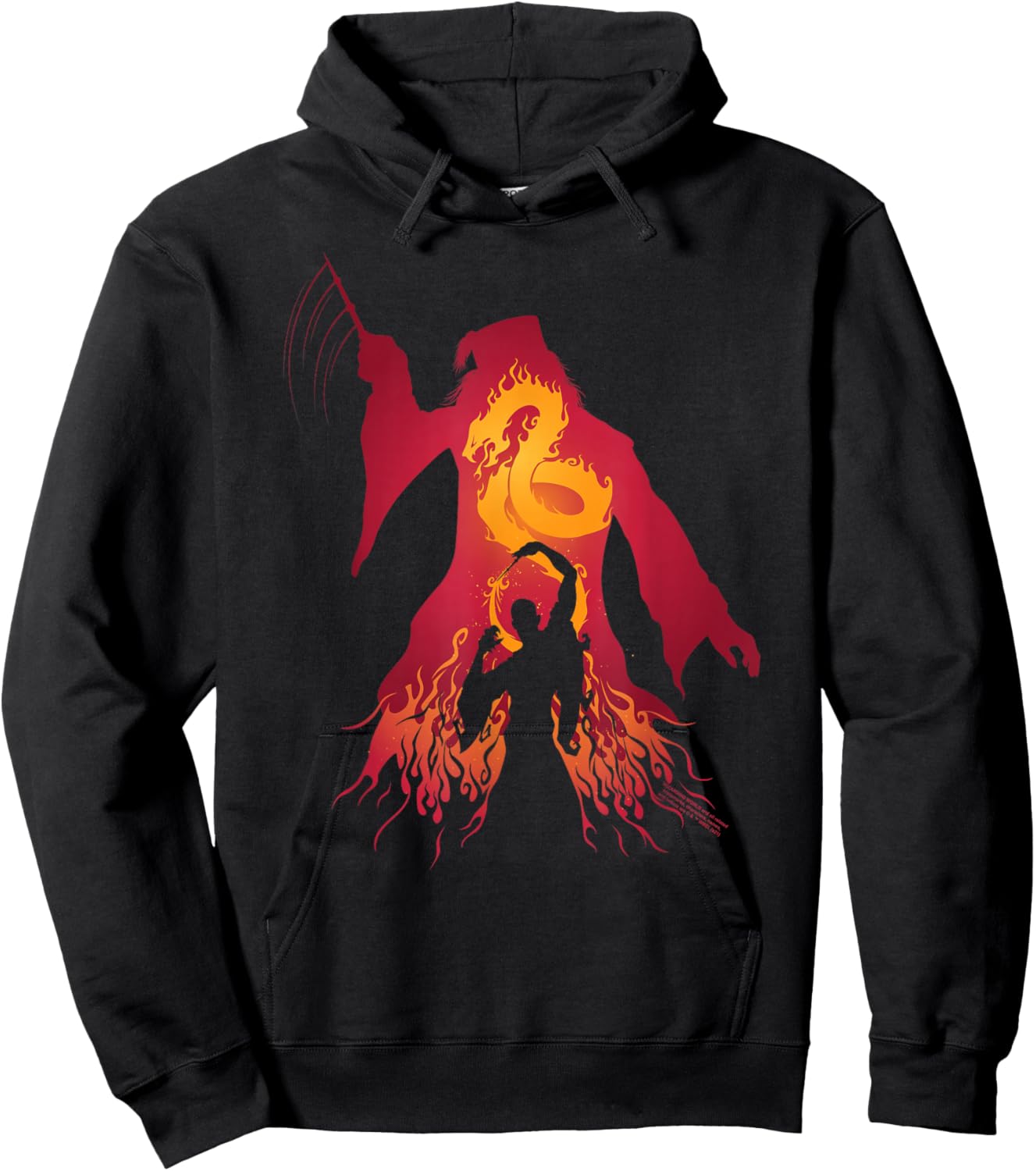 Harry Potter Fiery Dumbledore vs. Voldemort Hoodie - Hoodie | Black