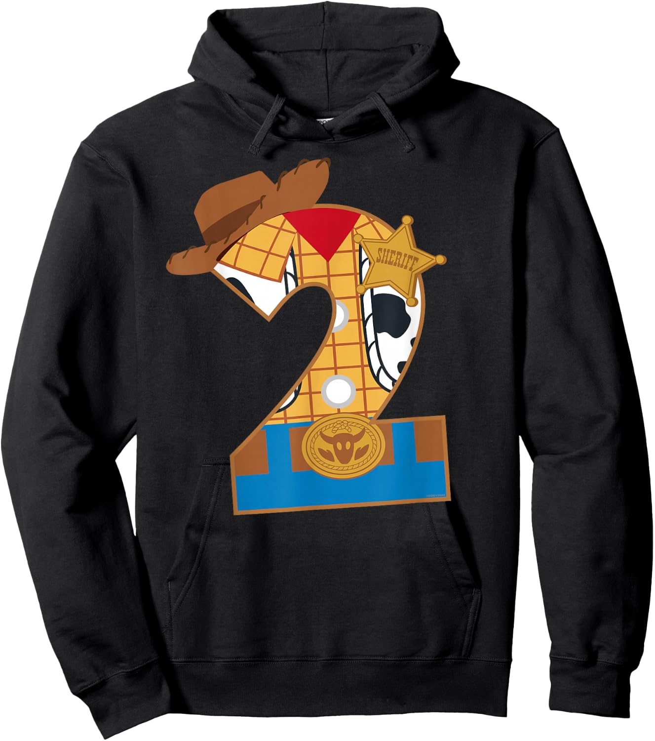 Disney and Pixar's Toy Story Second Birthday 2 Years Old Hoodie - Hoodie | Black