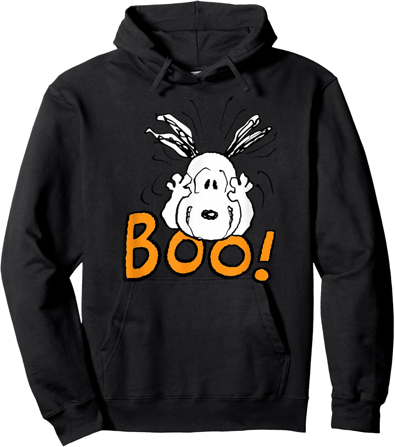 Peanuts Halloween Snoopy Boo Hoodie - Hoodie | Black