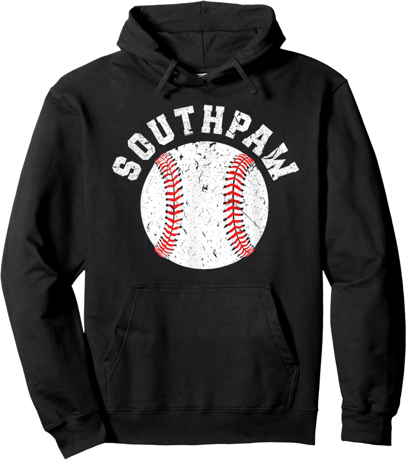 Southpaw Lefty Baseball Left Handed Pitcher Hoodie - Hoodie | Black
