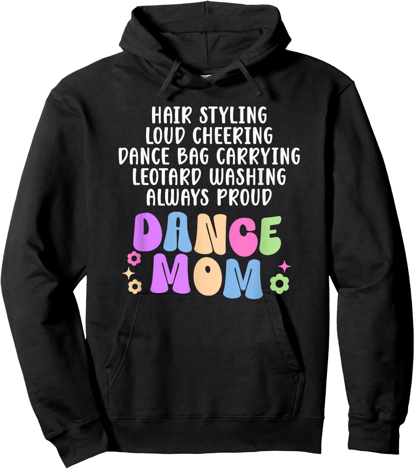 Dance Mom Definition Mom Of A Dancer Mama Dance Mother Hoodie - Hoodie | Black