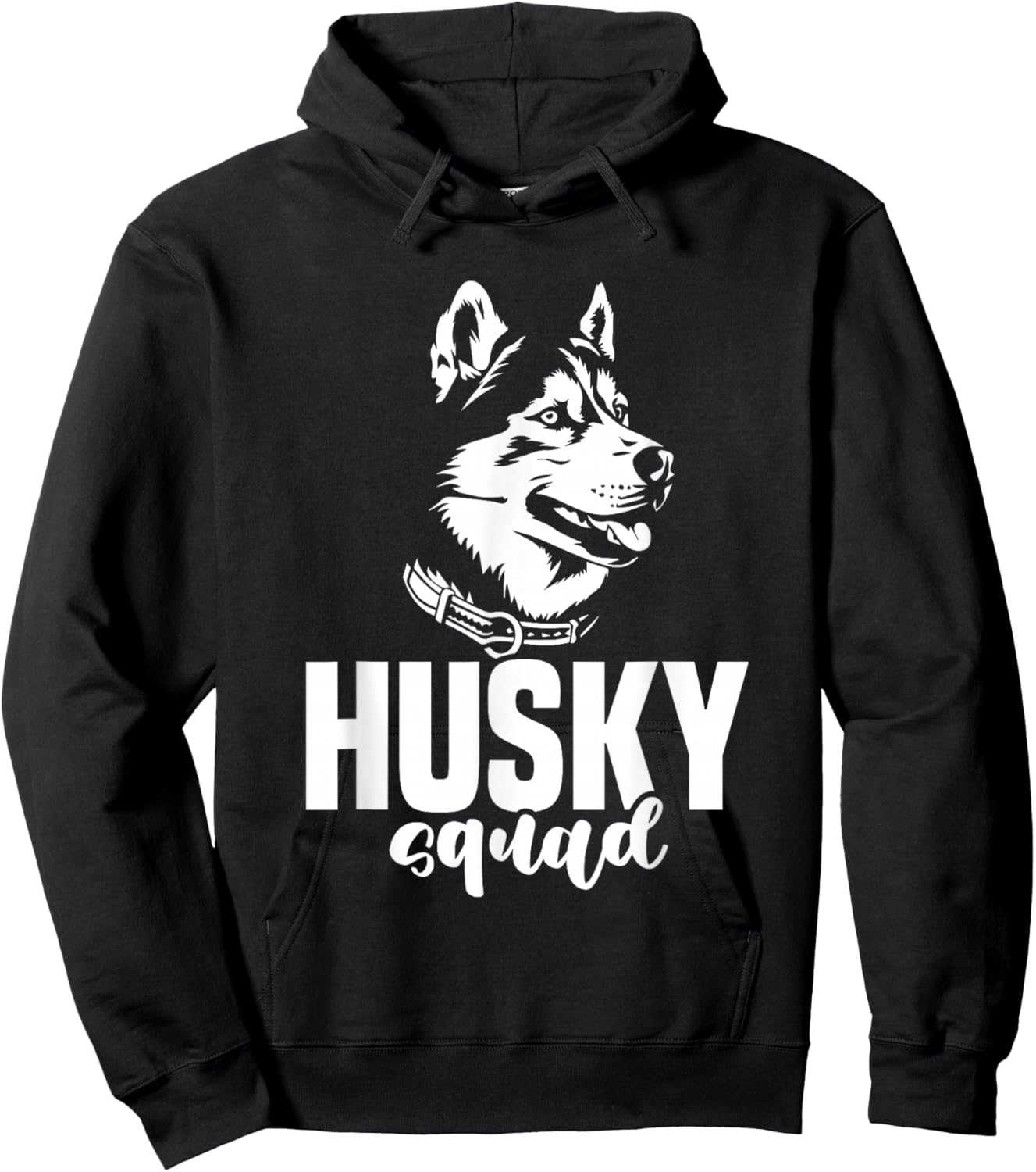 Husky Squad Lover Huskies Dog Owner Husky Hoodie - Hoodie | Black