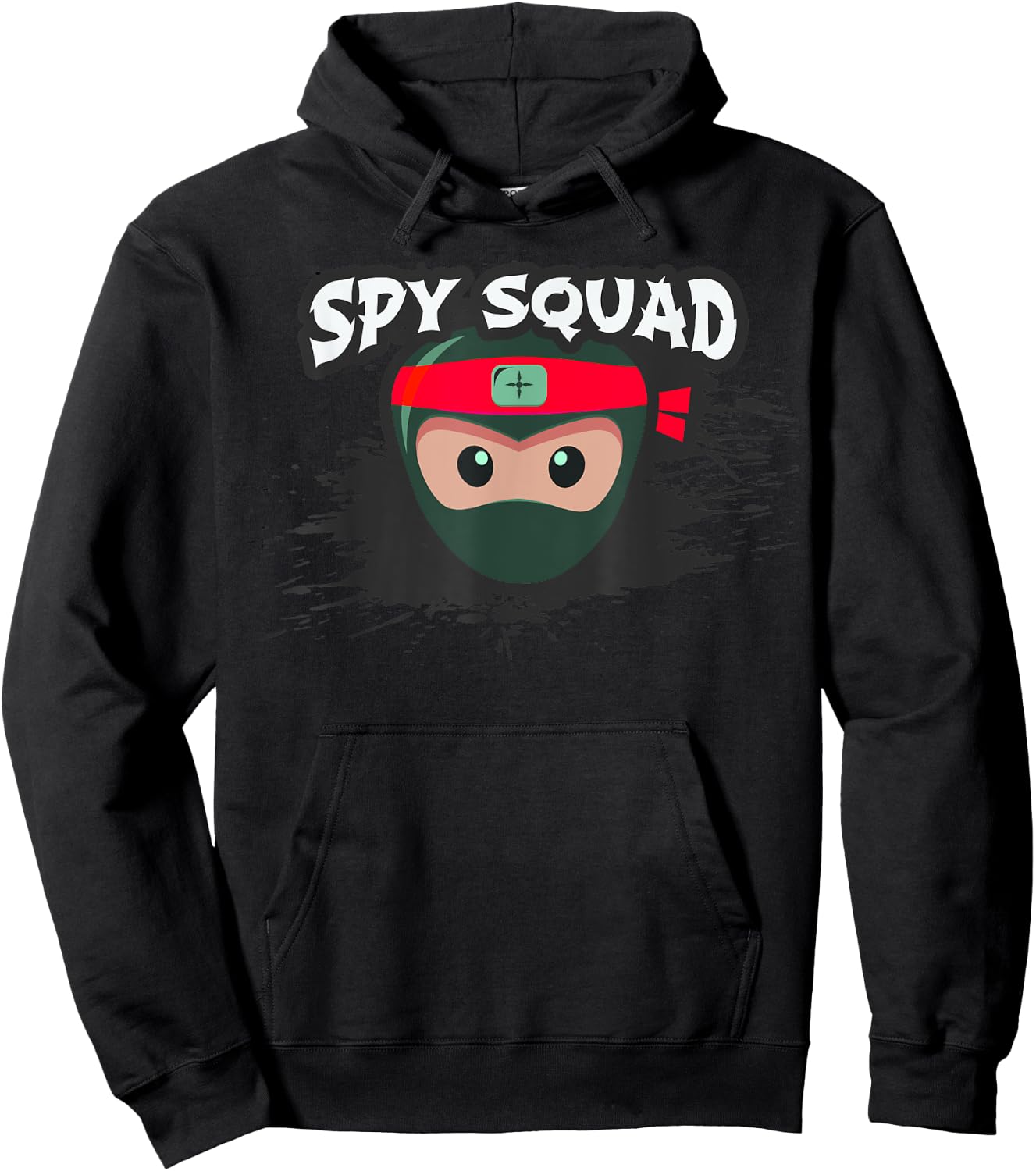 SPY SQUAD Kids Covert Operation Ninja Crew Funny Birthday Hoodie - Hoodie | Black