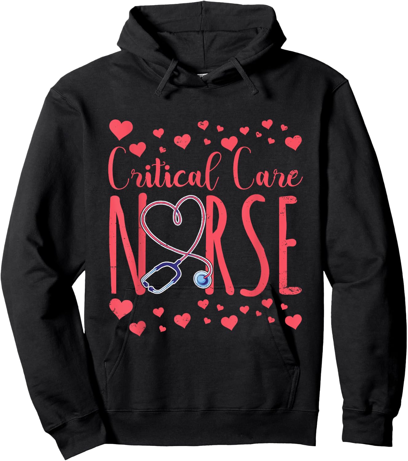 Critical Care Nurse Nurses Icu Nursing Critical Care Nurse Hoodie - Hoodie | Black