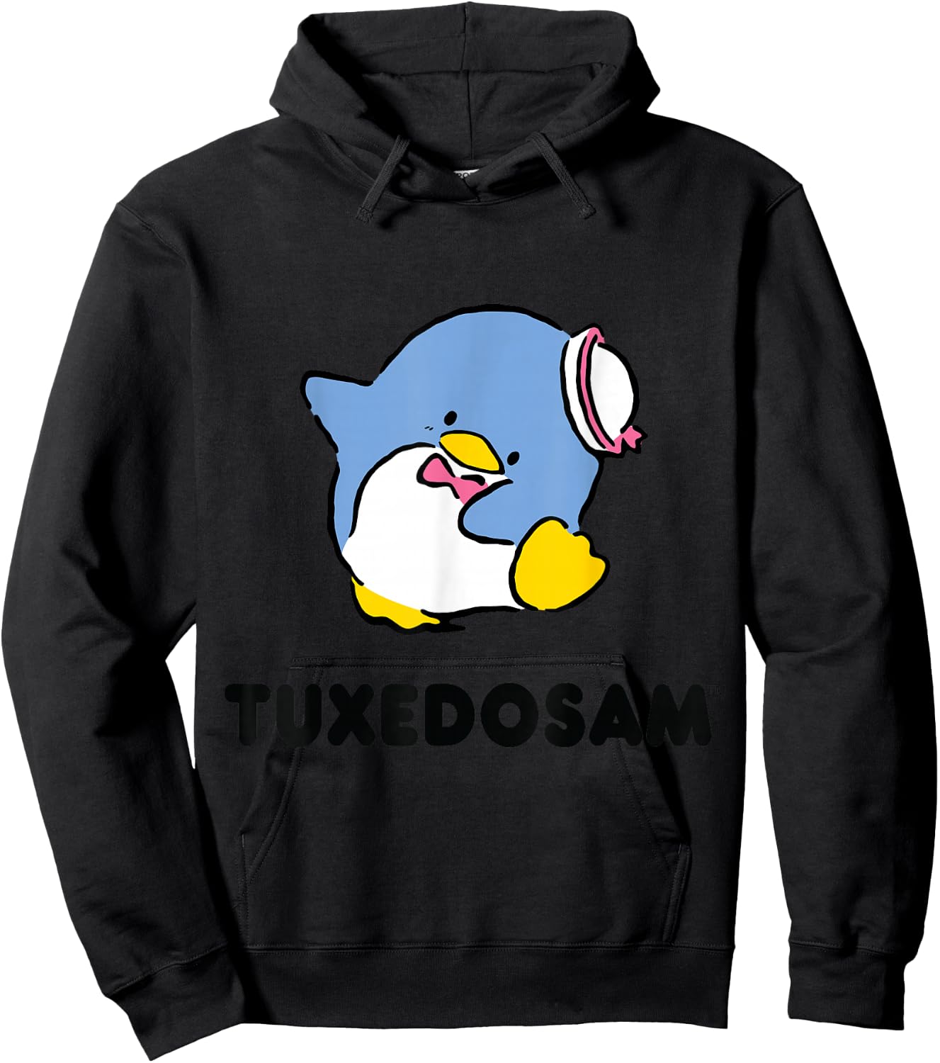 Tuxedosam Character Front and Back Small Hoodie - Hoodie | Black