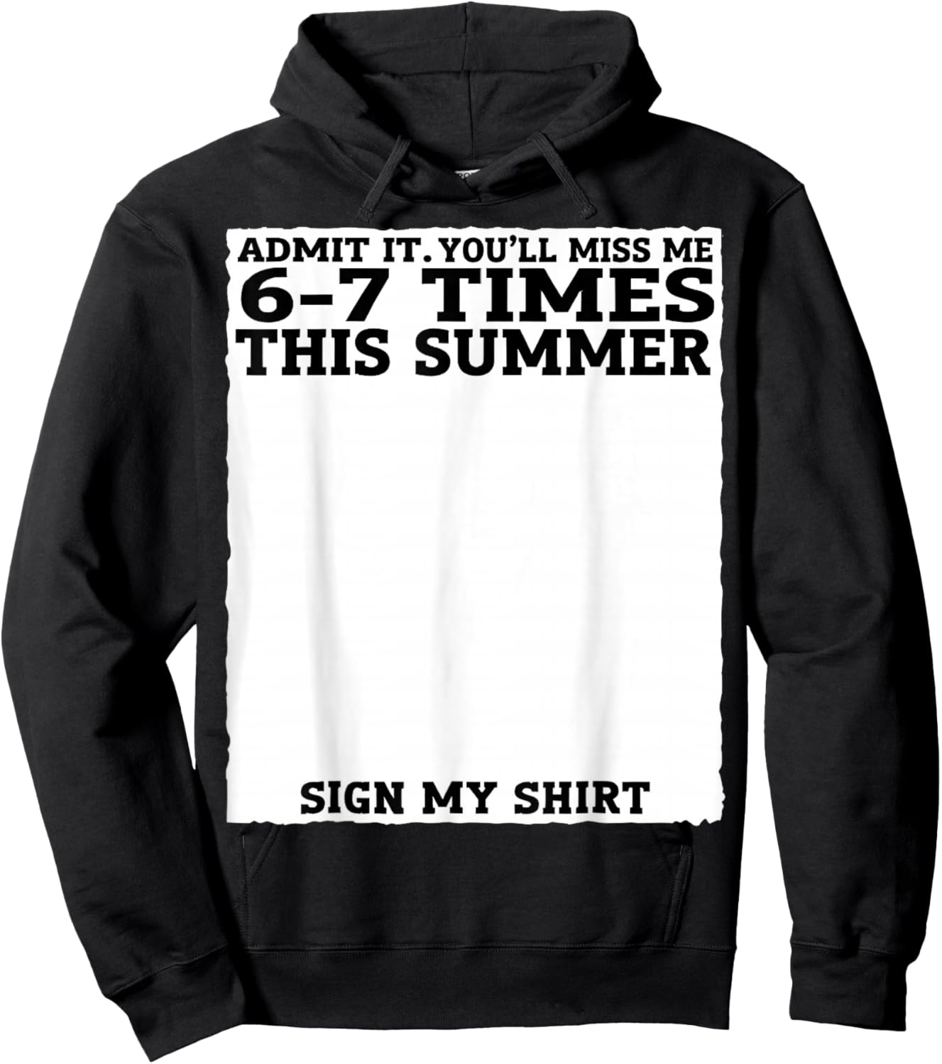 Teacher Admit It You'll Miss Me 67 Last Day of School Gifts Hoodie - Hoodie | Black