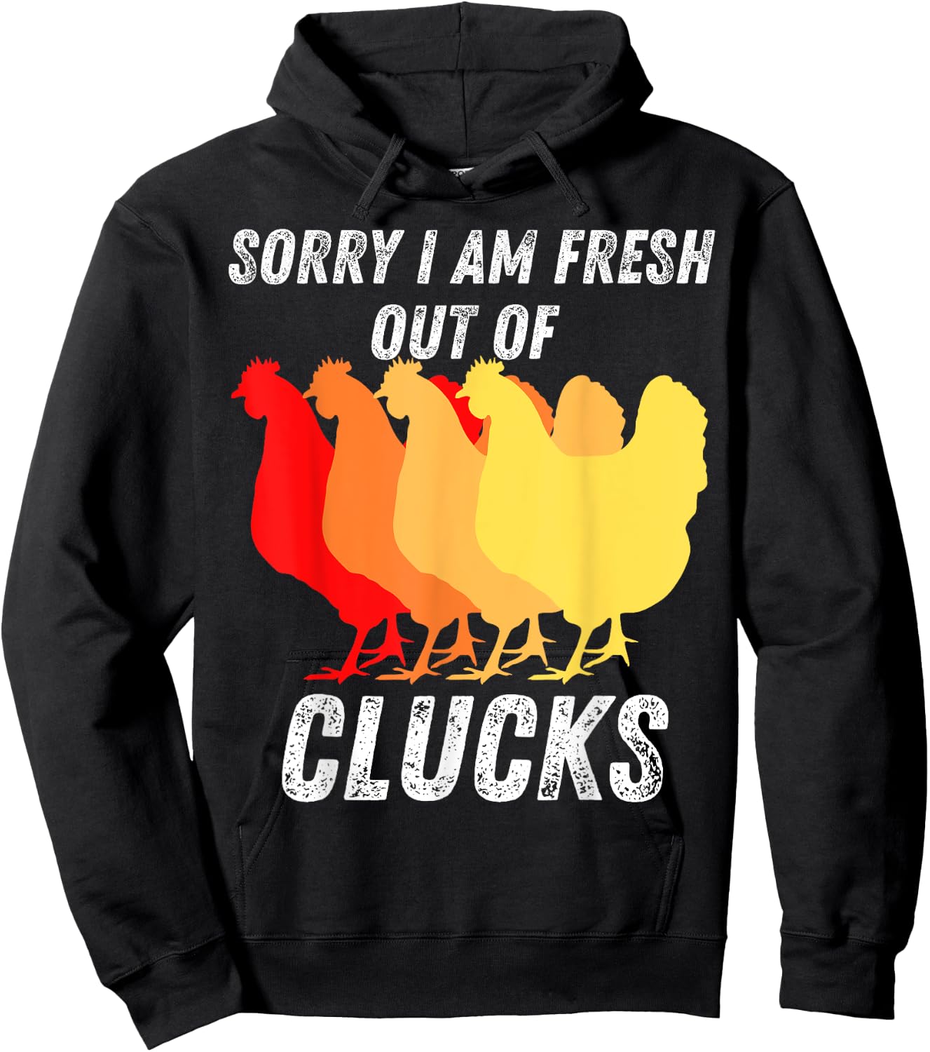 I Dont Give a Cluck shirt for Chicken Lover Funny Chicken Hoodie - Hoodie | Black
