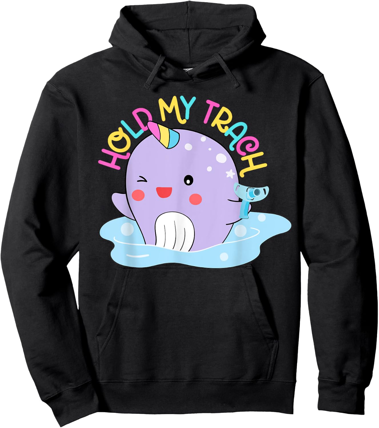 Hold my Trach, Decannulation Celebration, Tracheostomy Aware Hoodie - Hoodie | Black