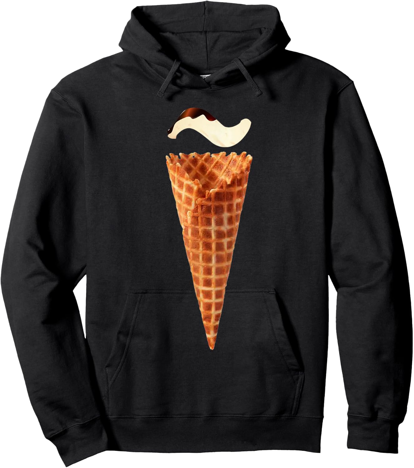 Coño Helado, Cone Ice con la enie, Funny and Cool Hoodie - Hoodie | Black