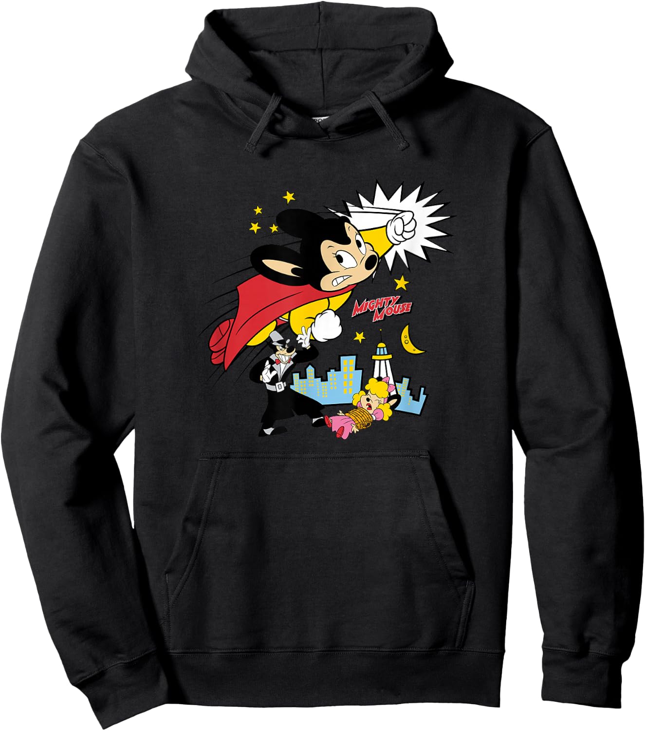 Mighty Mouse - Mighty Fight Hoodie - Hoodie | Black