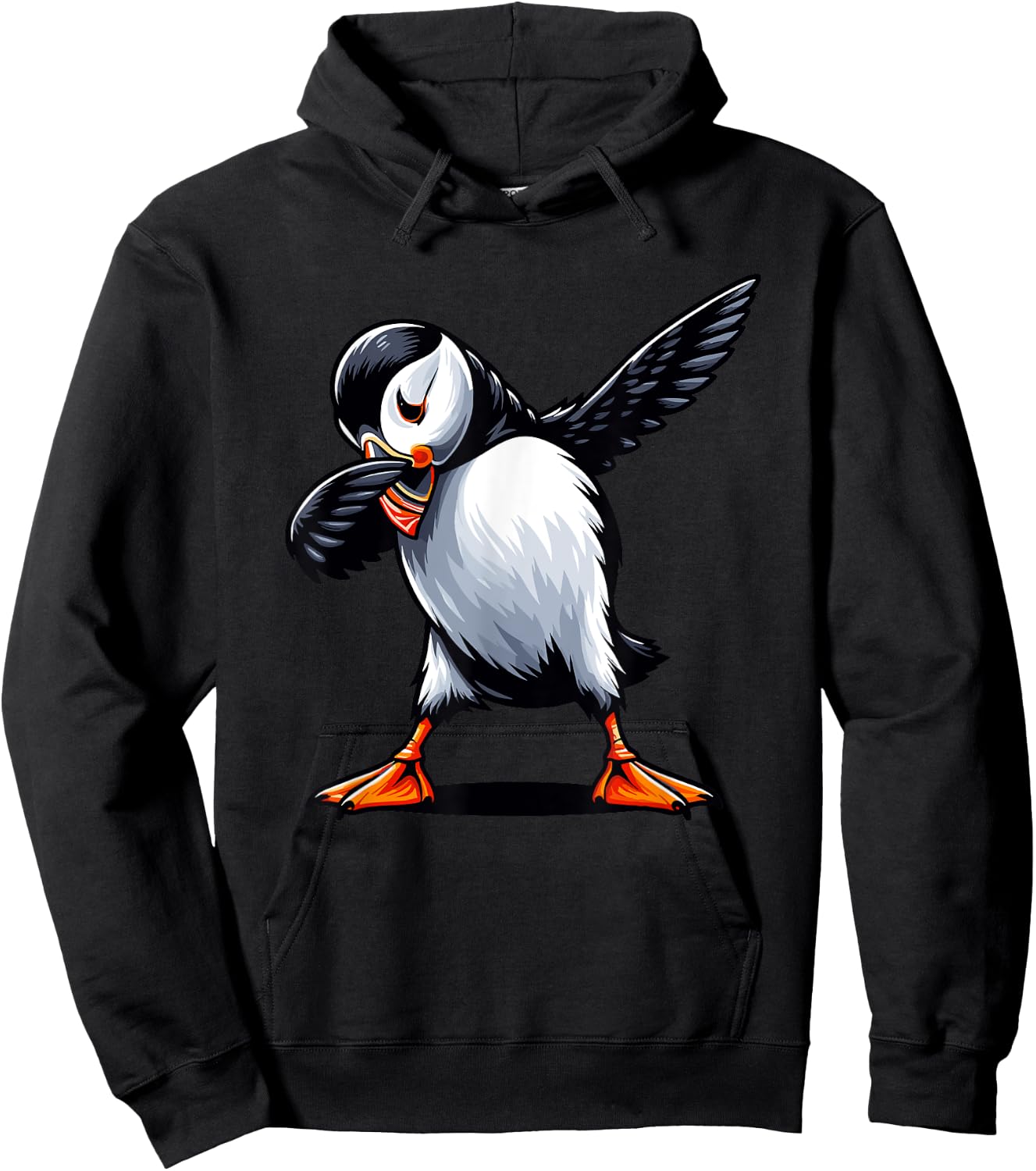 Puffin | Kids Puffin Bird & Cute Dabbing Puffin Hoodie - Hoodie | Black