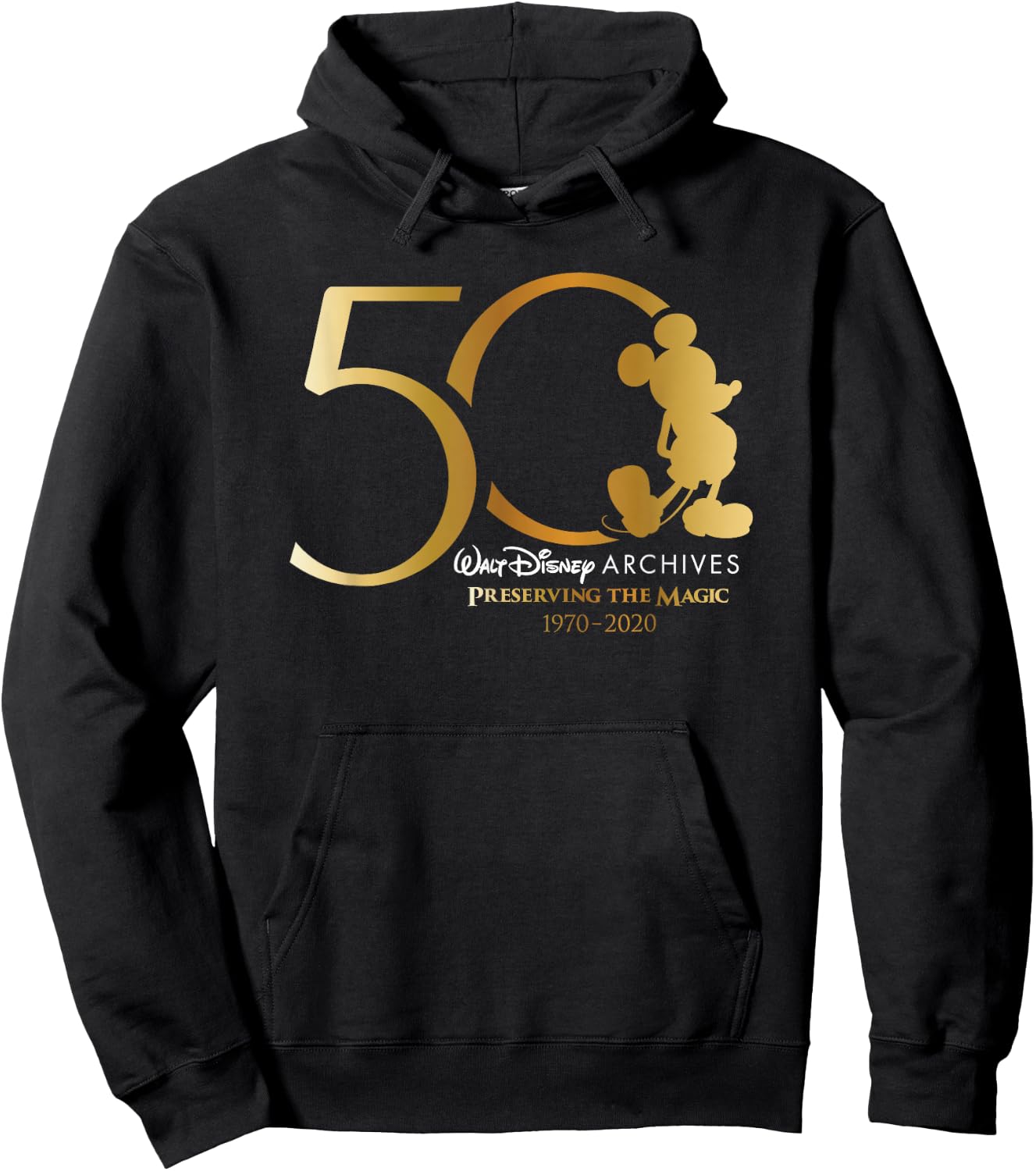 Walt Disney Archives 50th Anniversary Preserving The Magic Small Hoodie - Hoodie | Black