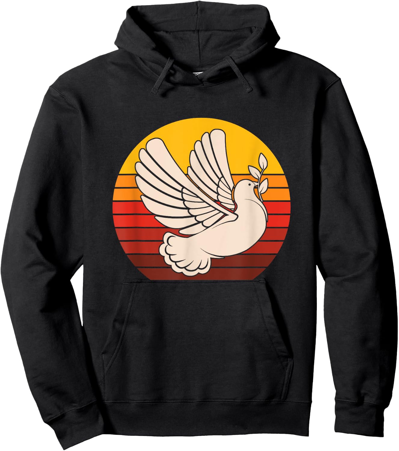 Retro Dove Hoodie - Hoodie | Black