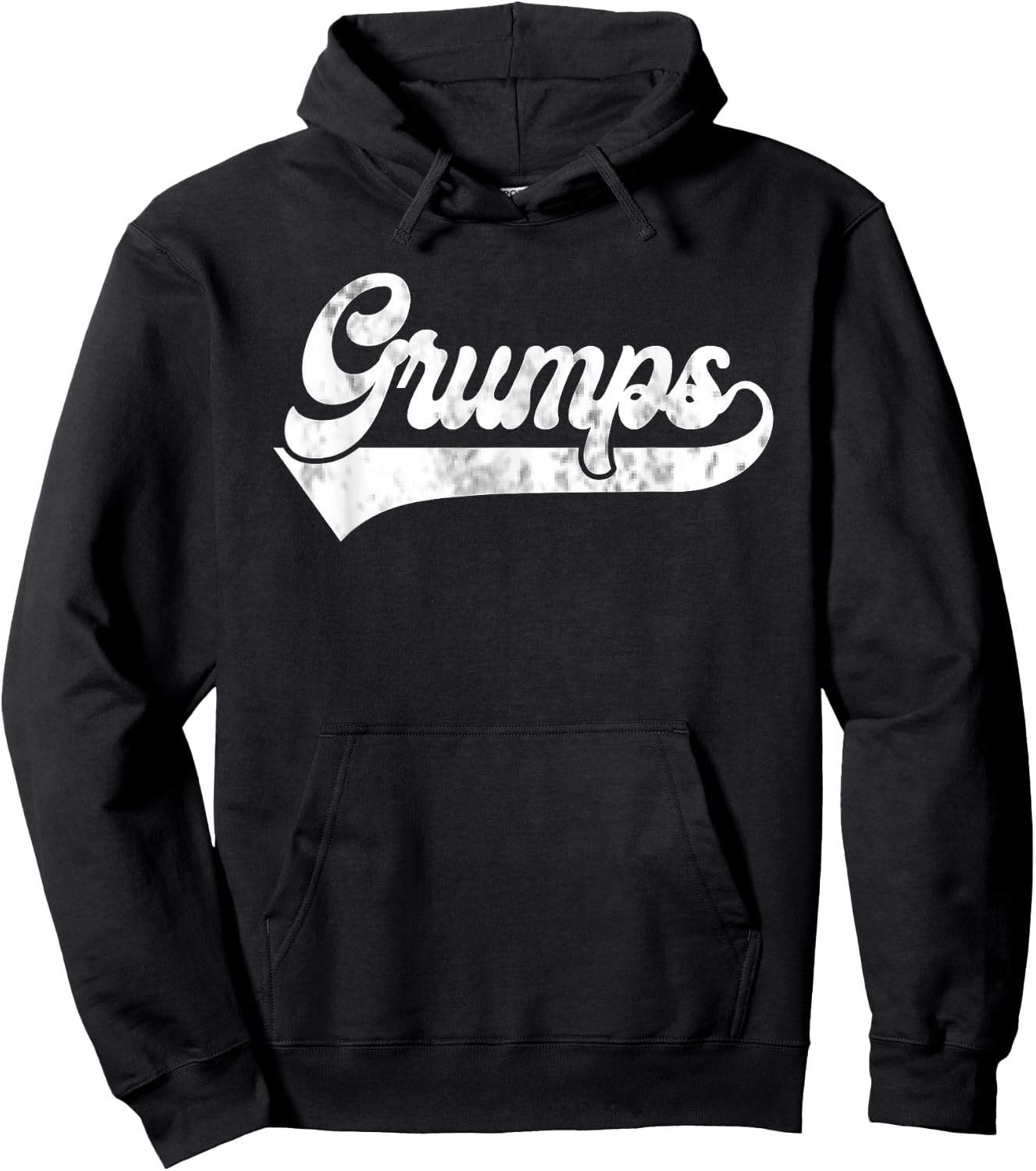 Grumps Vintage Retro Father's Day for Papa Grandpa Hoodie - Hoodie | Black