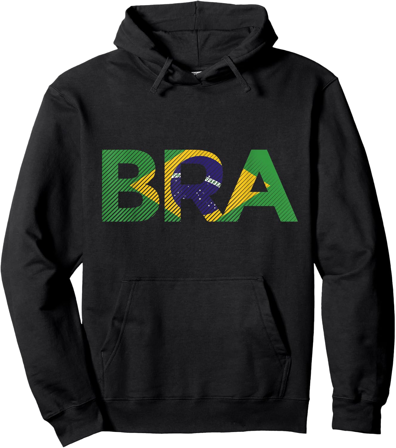 Brazil Independence Day Born in Brazil Flag Love Brasil Hoodie - Hoodie | Black