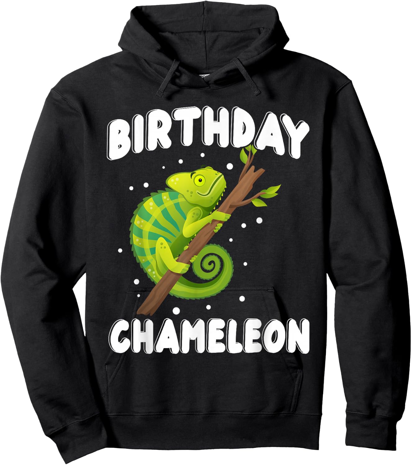 Birthday Chameleon Hoodie - Hoodie | Black