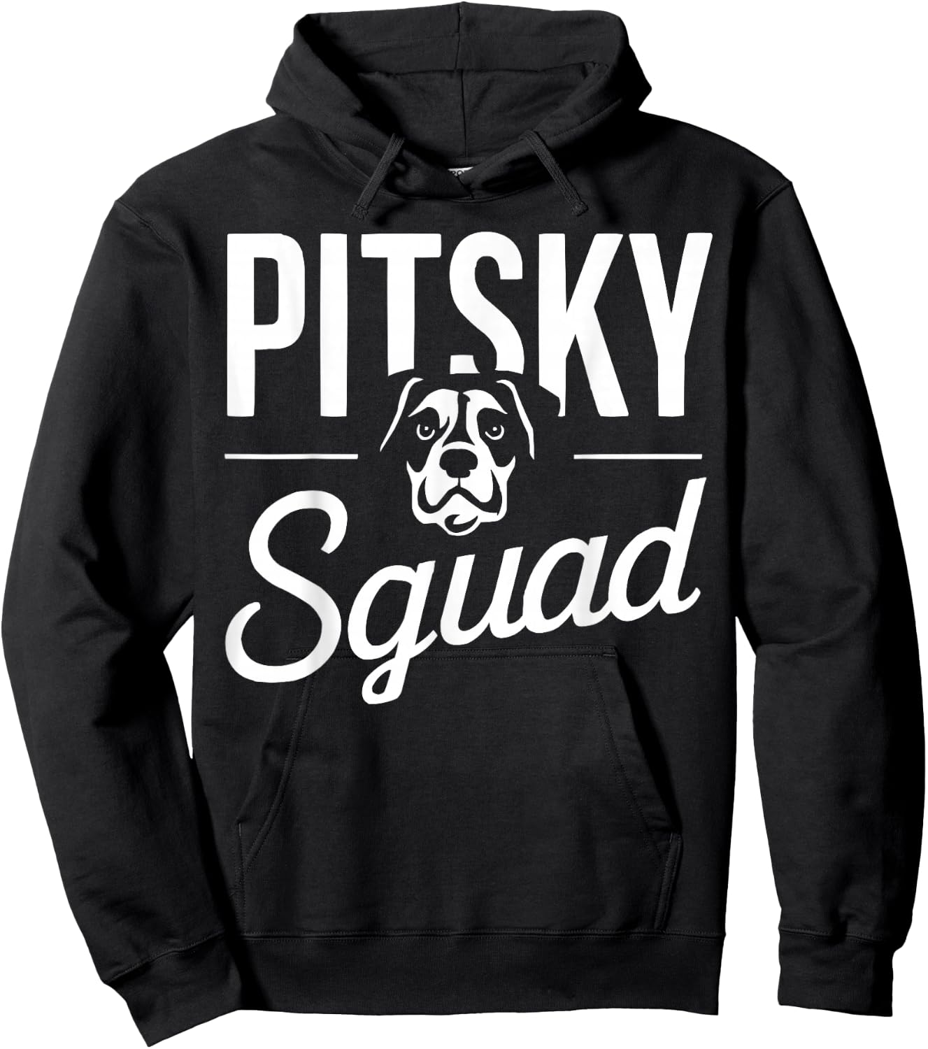 Pitsky Owner Dog Lover Puppy Pit Bull Siberian Husky Hoodie - Hoodie | Black