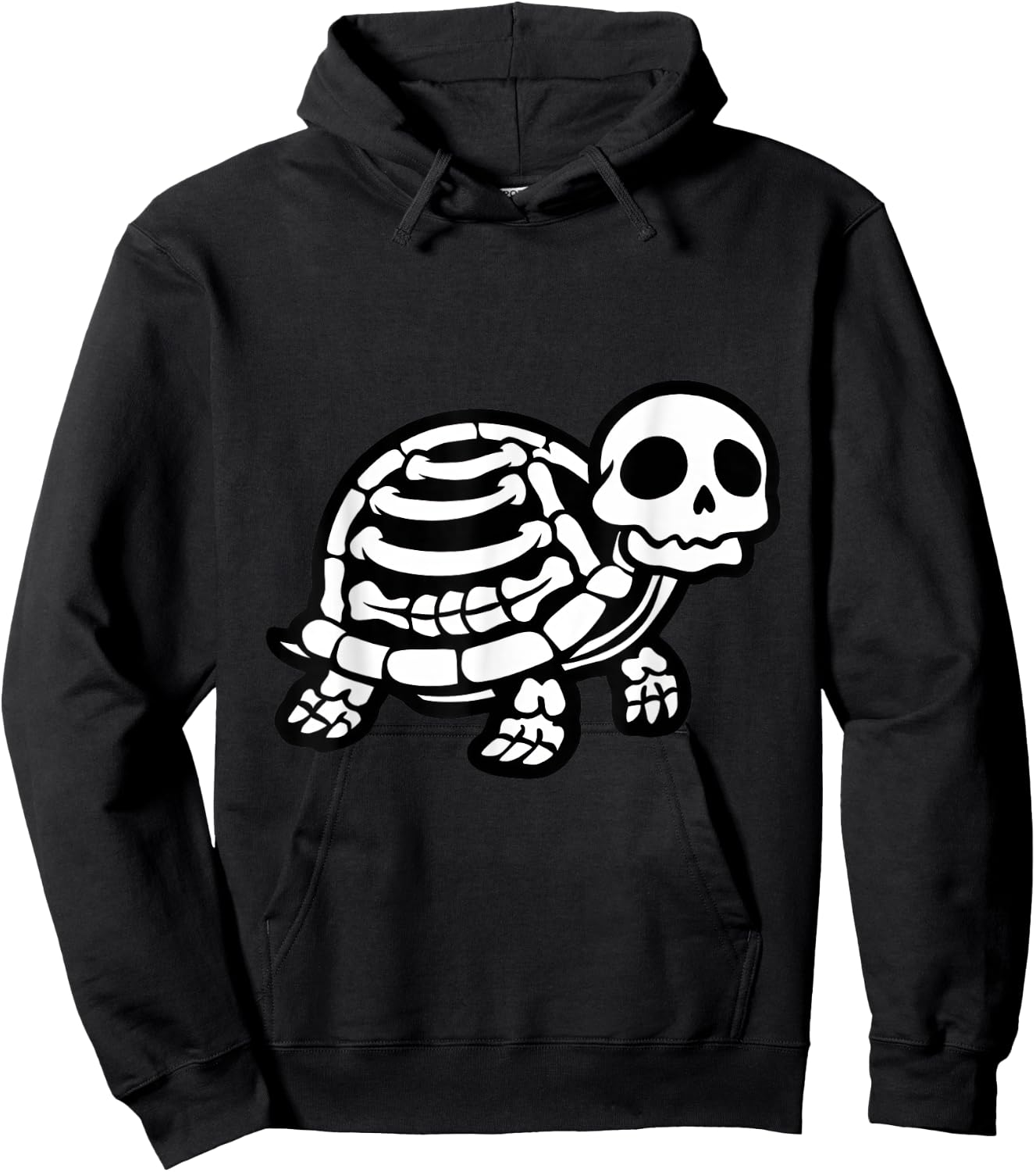 Cute Halloween Turtle Skeleton Tortoise Fossils Archeologist Hoodie - Hoodie | Black