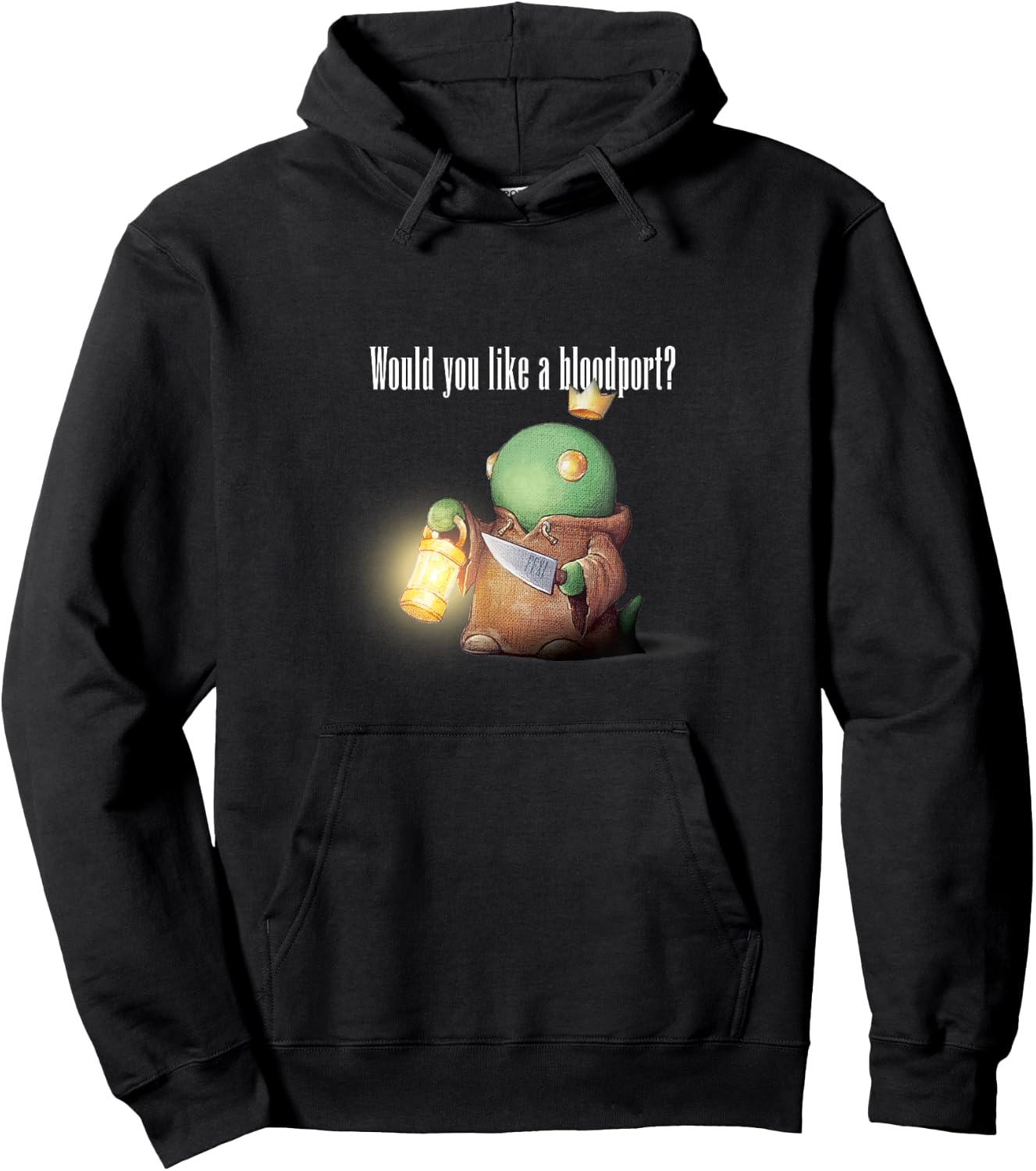 FFXI FF11 MMORPG Would you like a bloodport? Hoodie - Hoodie | Black