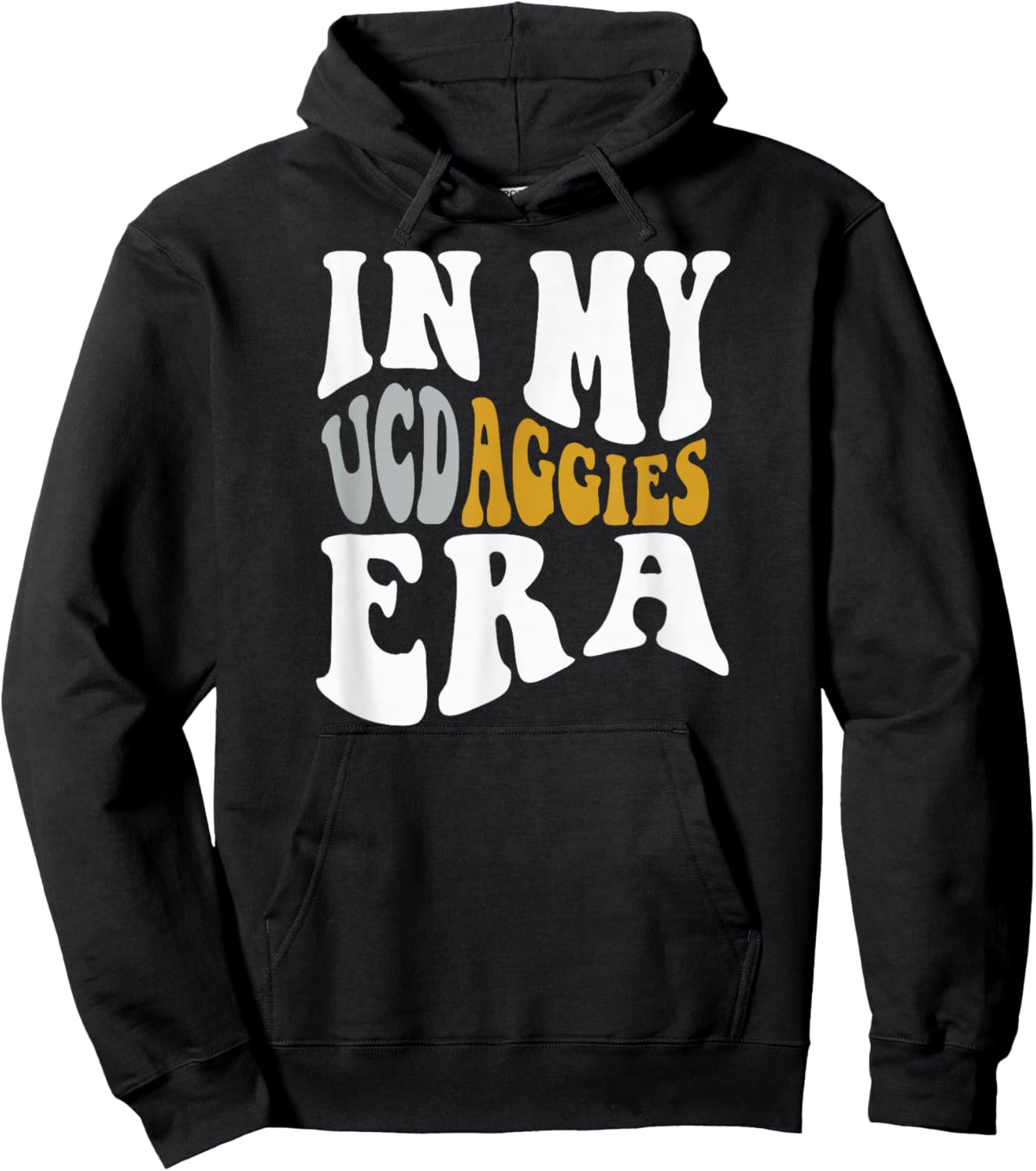 UC Davis Aggies Era Navy Officially Licensed Hoodie - Hoodie | Black