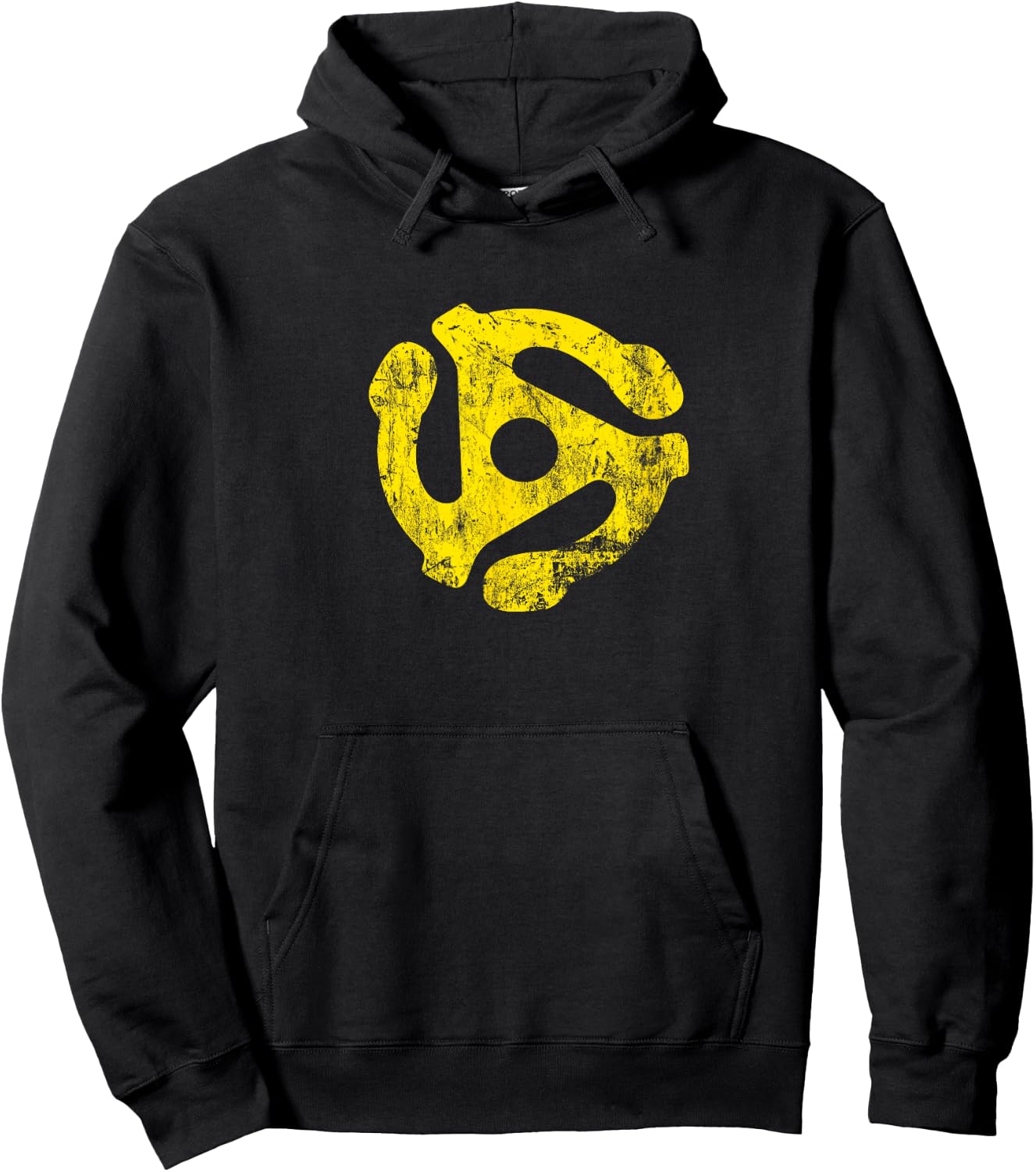 45 RPM Record Adapter Hoodie - Hoodie | Black