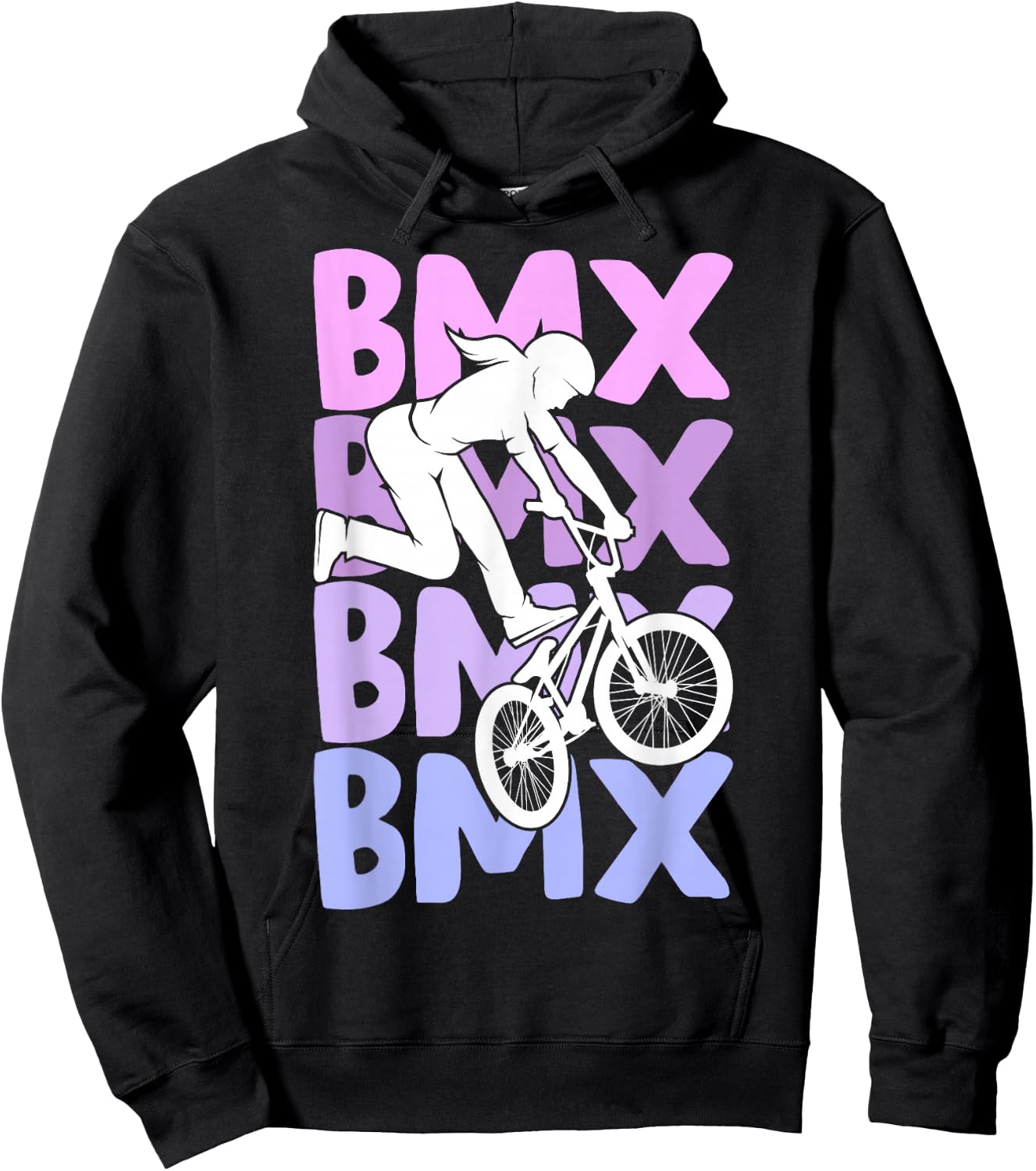BMX Girls' Bike Stunt Children Hoodie - Hoodie | Black