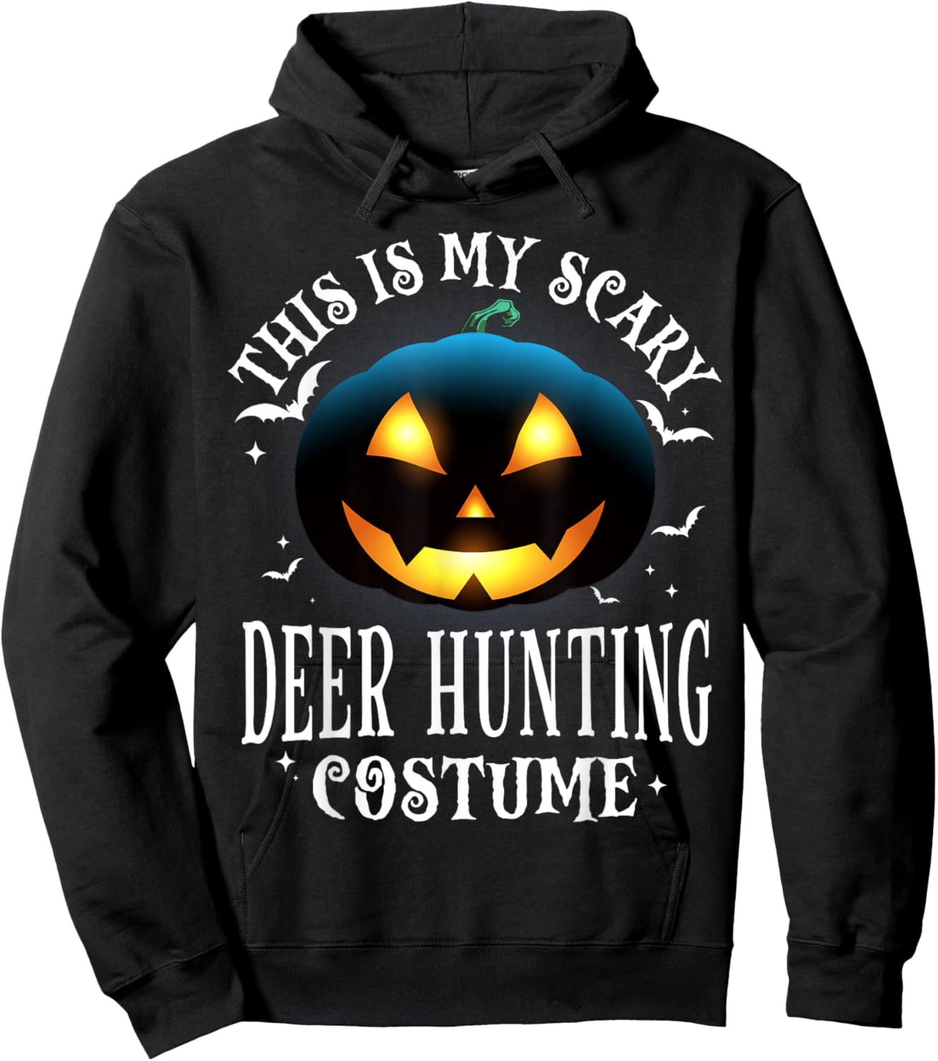 Deer Hunting Halloween Matching Pajama Costume Hoodie - Hoodie | Black