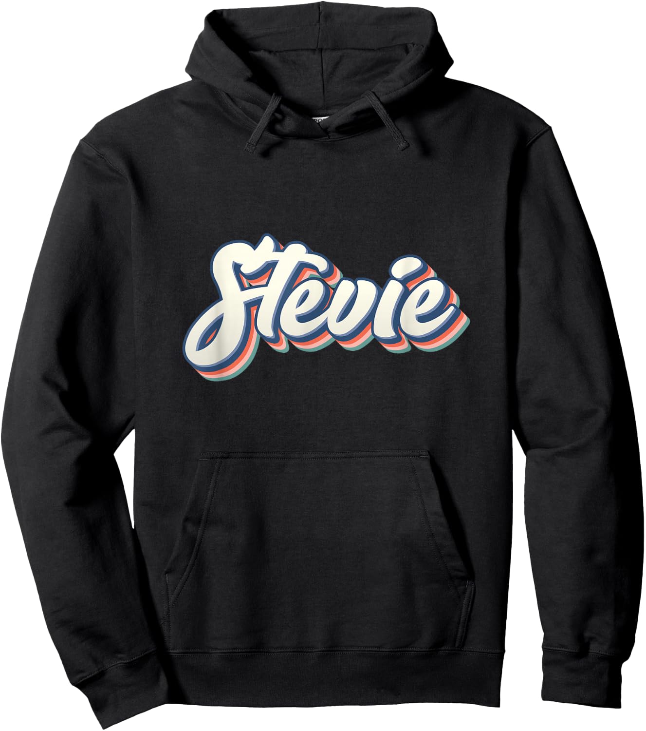 Stevie Youth Women Vintage Men First Name Stevie Hoodie - Hoodie | Black