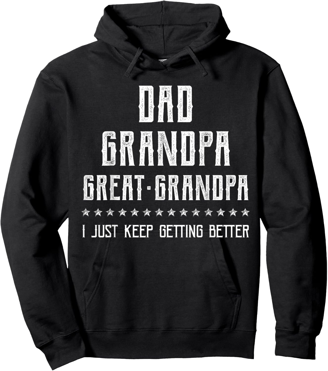 Dad Grandpa Great Grandpa Legend Hoodie - Hoodie | Black