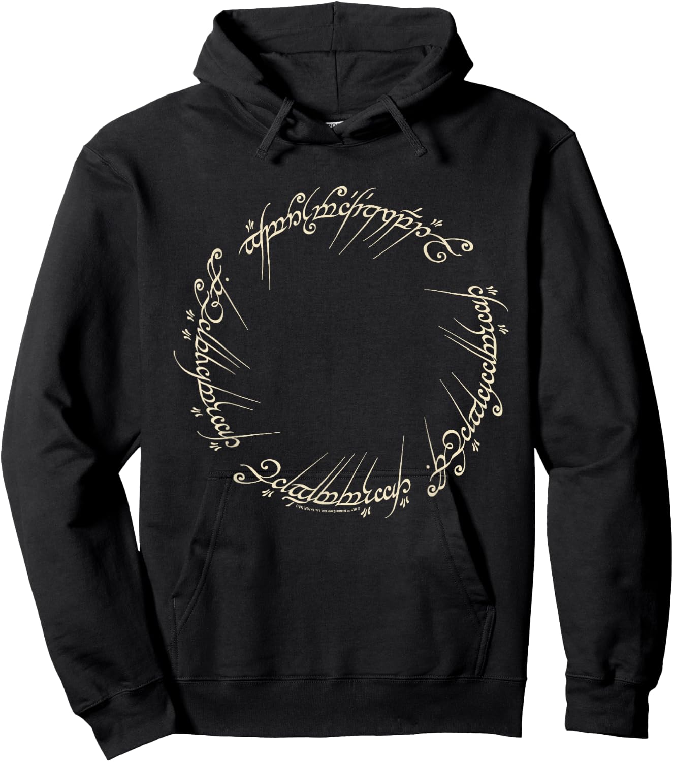 The Lord of The Rings One Ring to Rule Them All Hoodie - Hoodie | Black