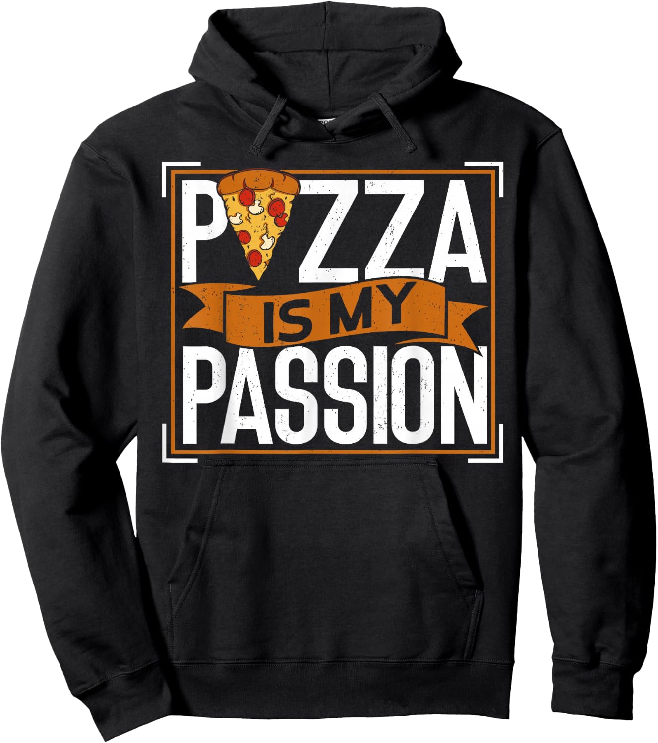 Pizza Is My Passion Funny Pizza Making Hoodie - Hoodie | Black