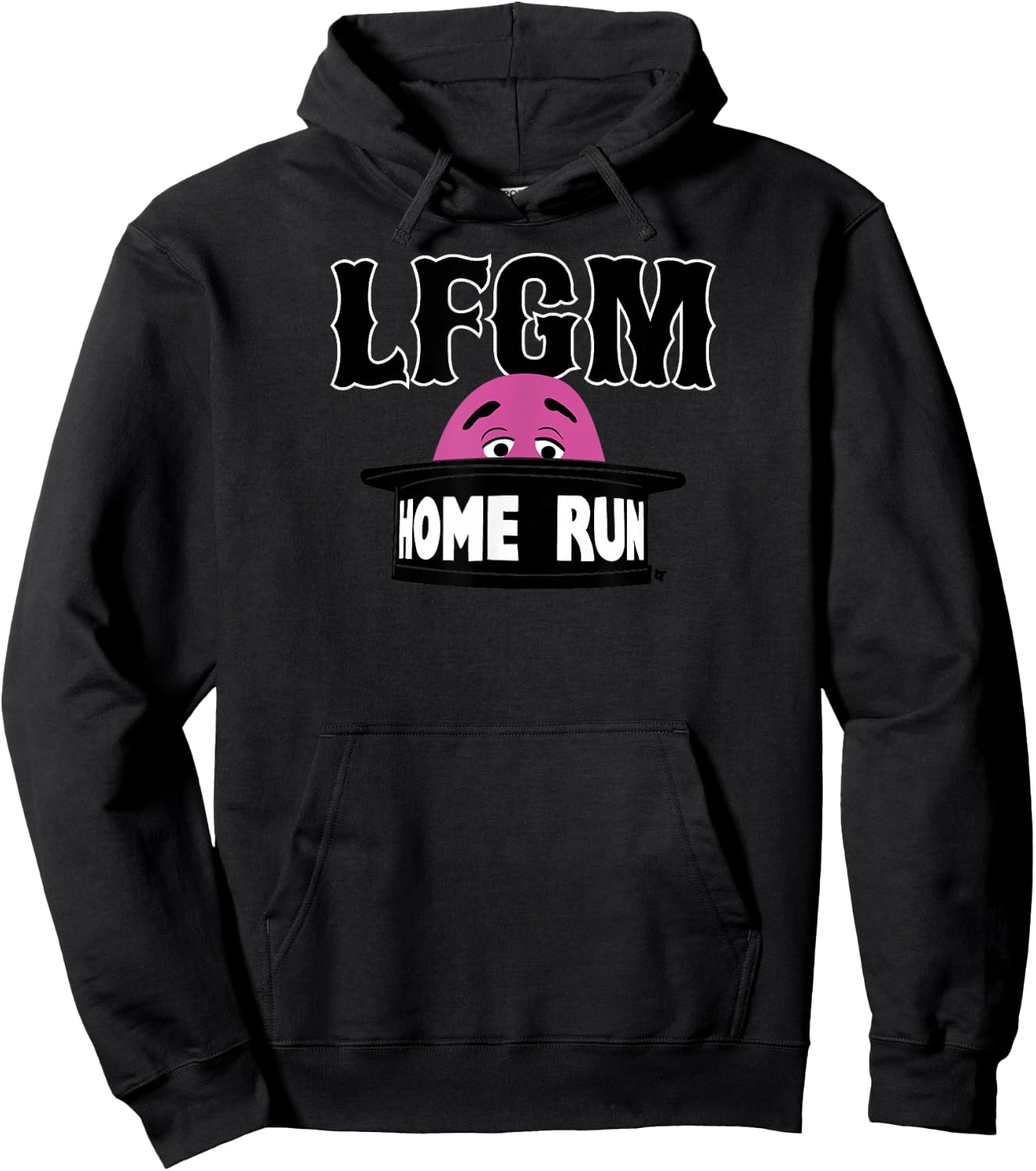 LFGM Grimace - New York Baseball Hoodie - Hoodie | Black