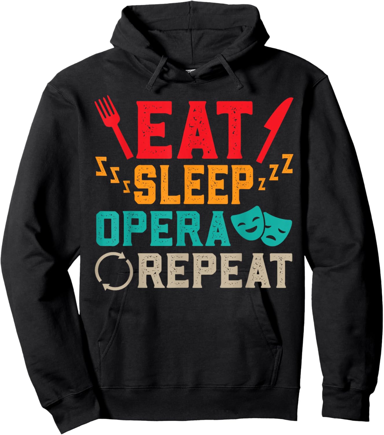 Opera Singer Hoodie - Hoodie | Black