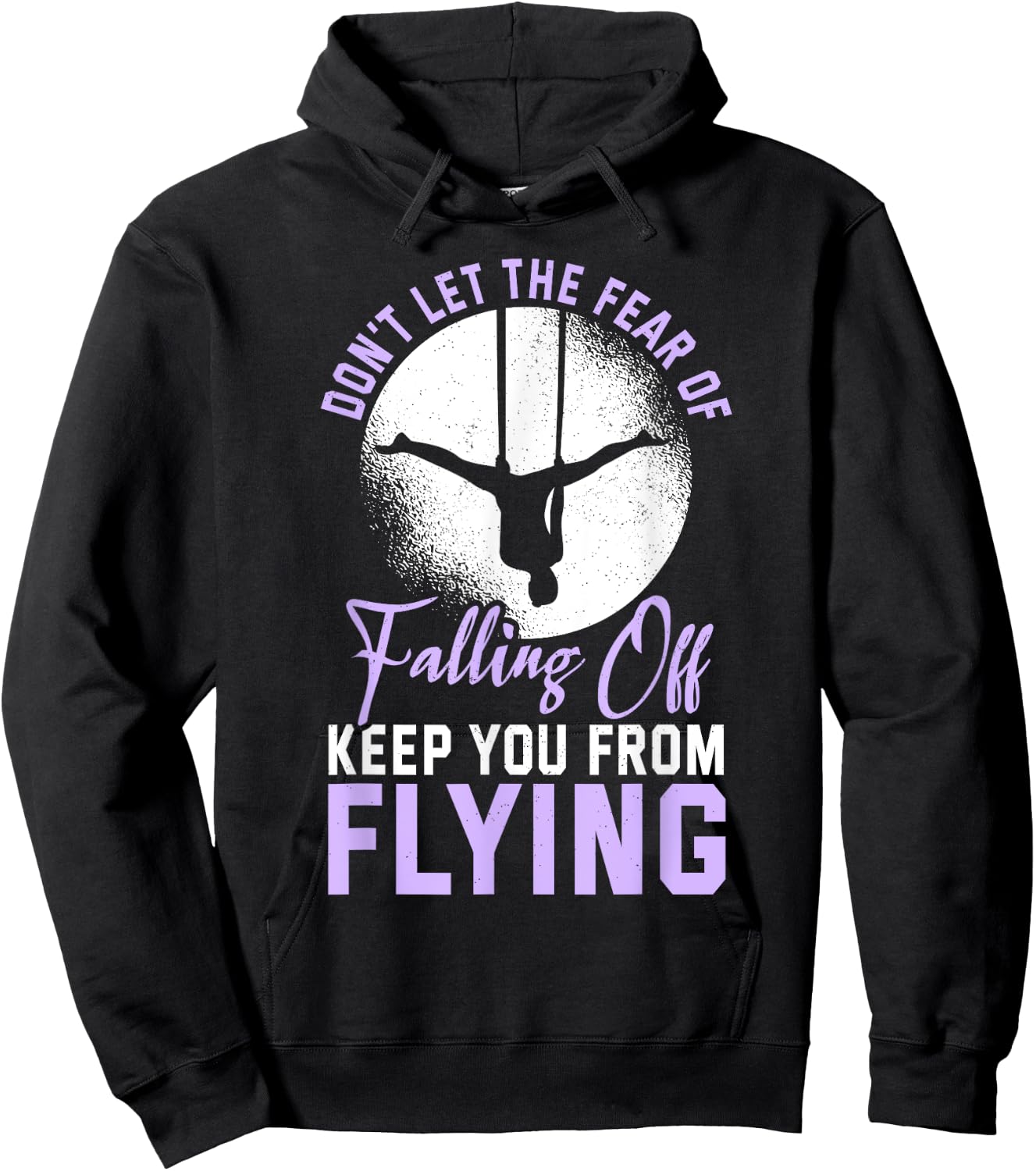 Aerialist Aerial Silks Acrobatics Air Yoga Hoodie - Hoodie | Black