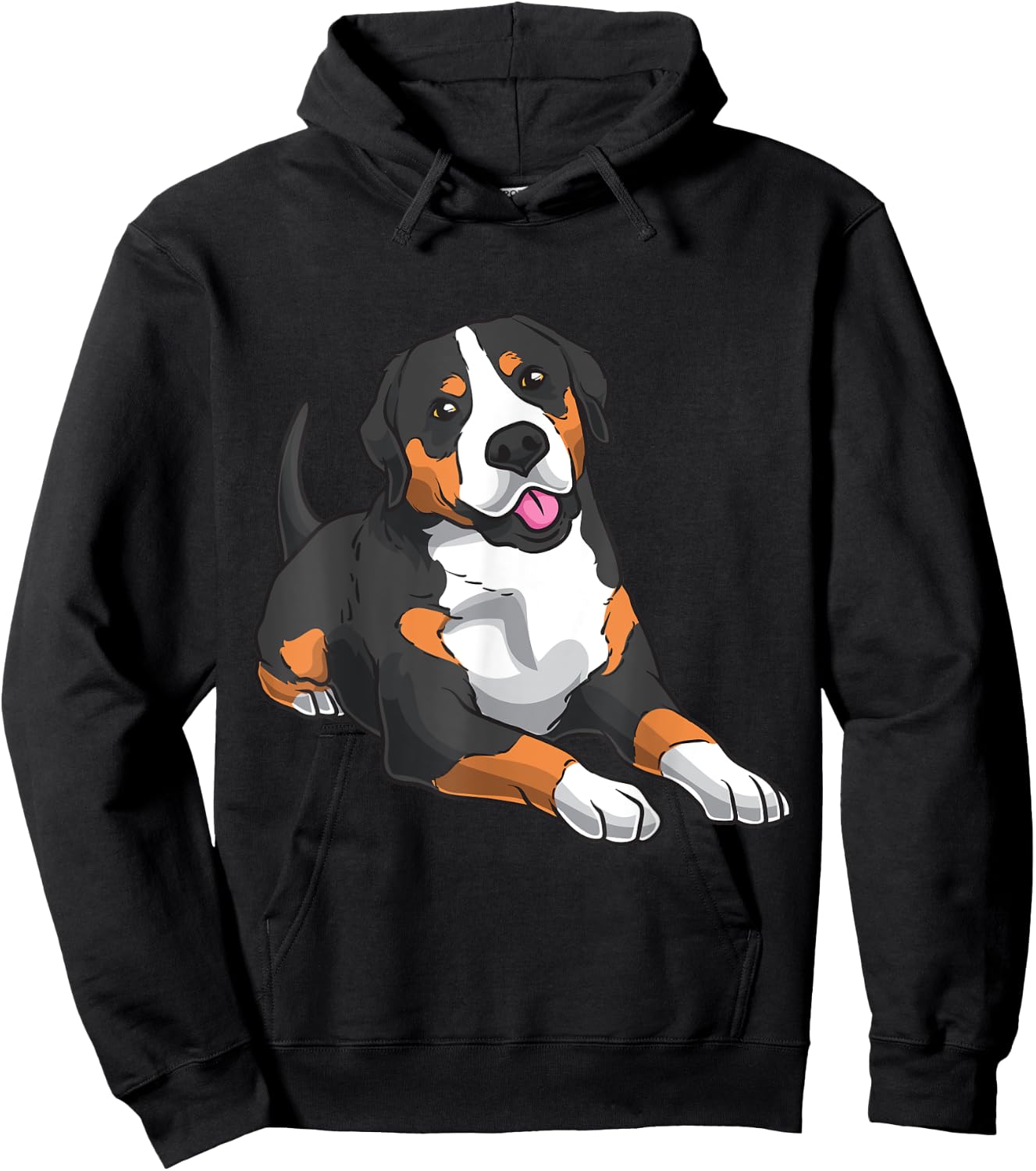 Greater Swiss Mountain Dog Hoodie - Hoodie | Black