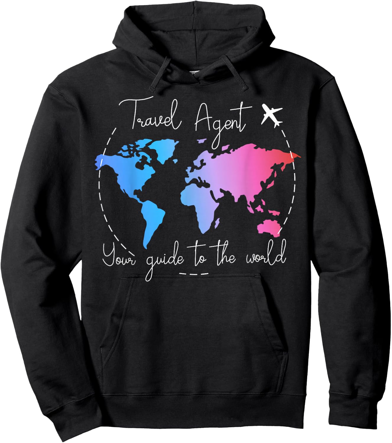 Your Guide To The World - Travel Agent Hoodie - Hoodie | Black