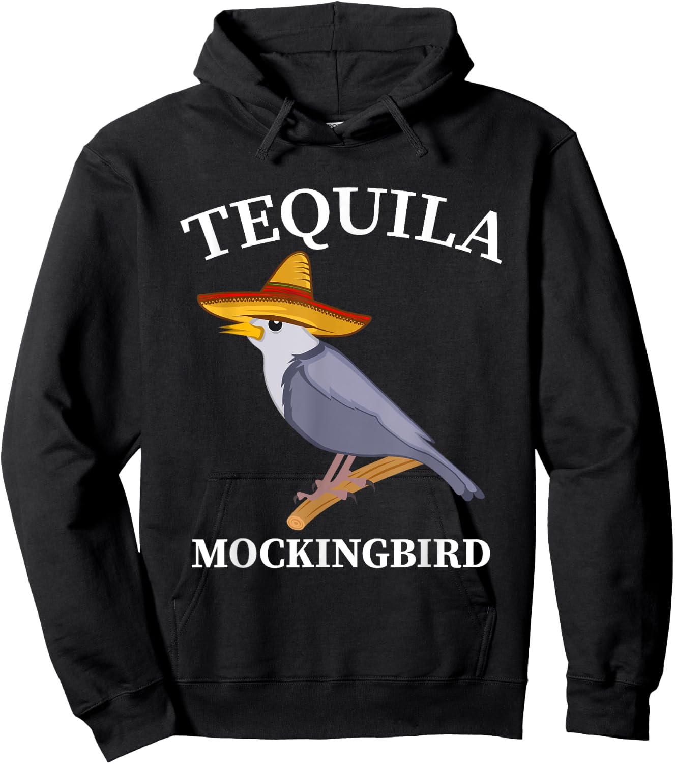 Tequila Mockingbird Drinker And Bird Lover Hoodie - Hoodie | Black