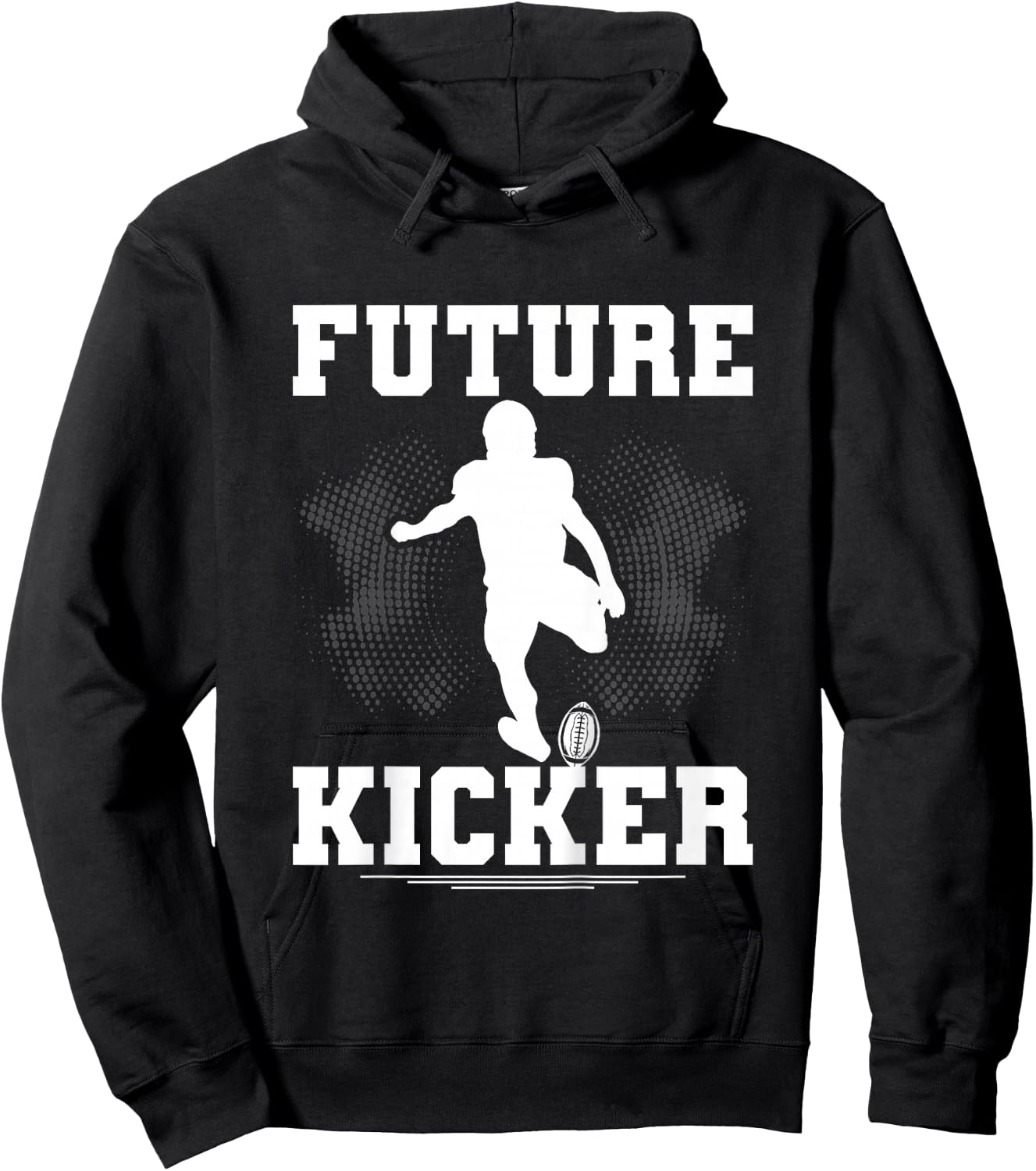 Football Future Kicker Toddler Team Position Hoodie - Hoodie | Black