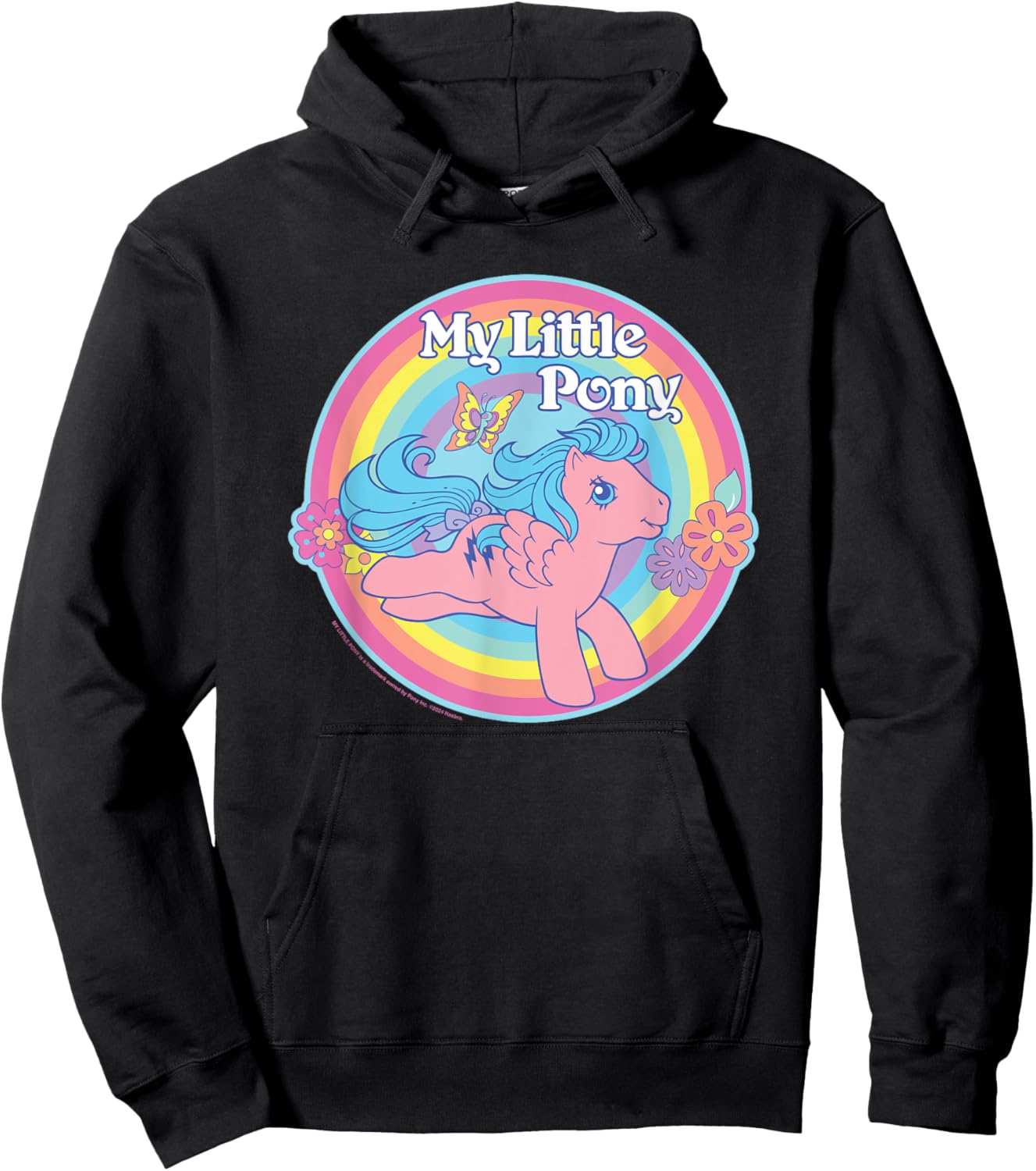 My Little Pony Firefly Smile Rainbow Circle Hoodie - Hoodie | Black