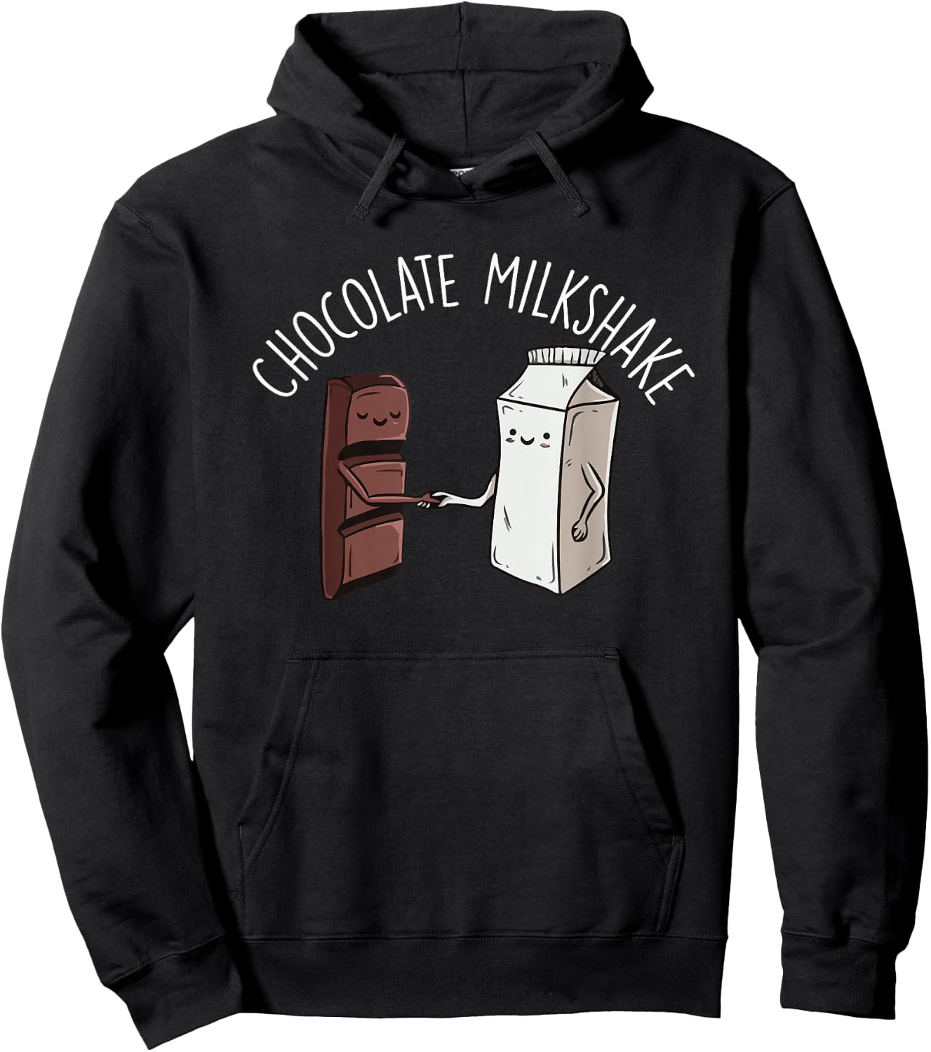 Chocolate Milk Shake Best Friends Funny Chocolate Milk Drink Hoodie - Hoodie | Black