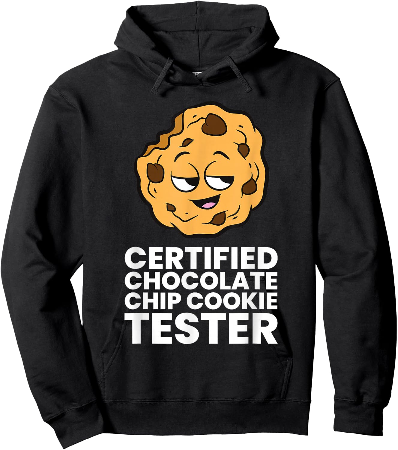 Certified Chocolate Chip Cookie Tester Hoodie - Hoodie | Black