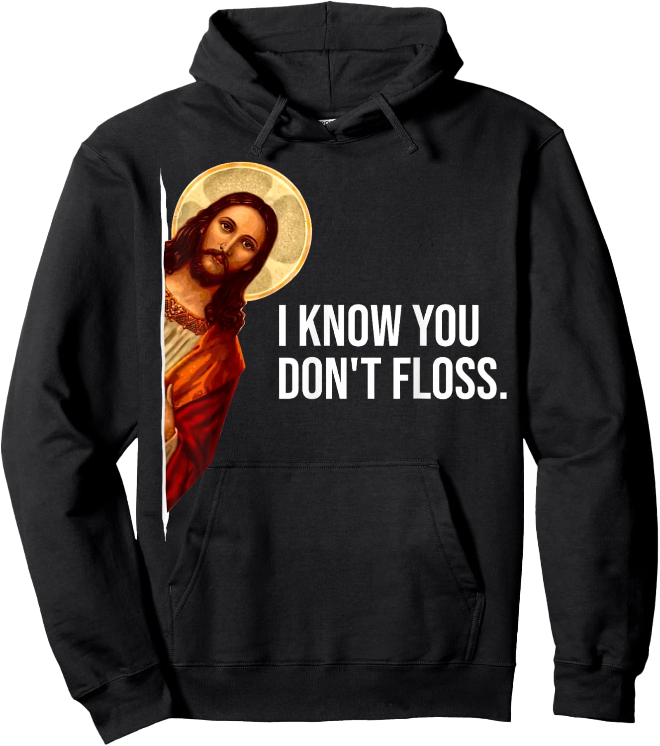 Dental Hygienist Jesus I Know You Don't Floss RDH Graduation Hoodie - Hoodie | Black