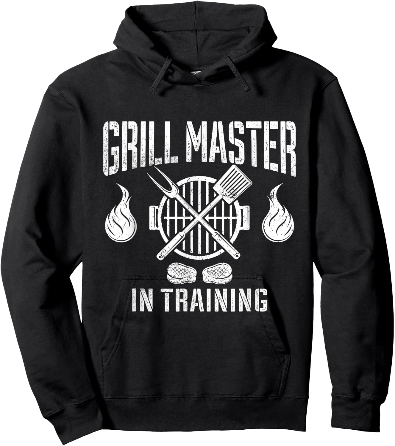 Grill Master In Training Funny BBQ Lover Grilling Barbecue Hoodie - Hoodie | Black