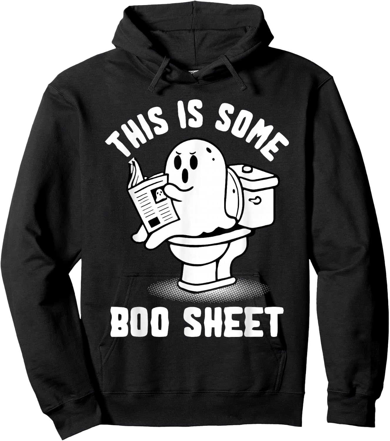 Trick Or Treat Spooky Ghost This Is Some Boo Sheet Halloween Hoodie - Hoodie | Black