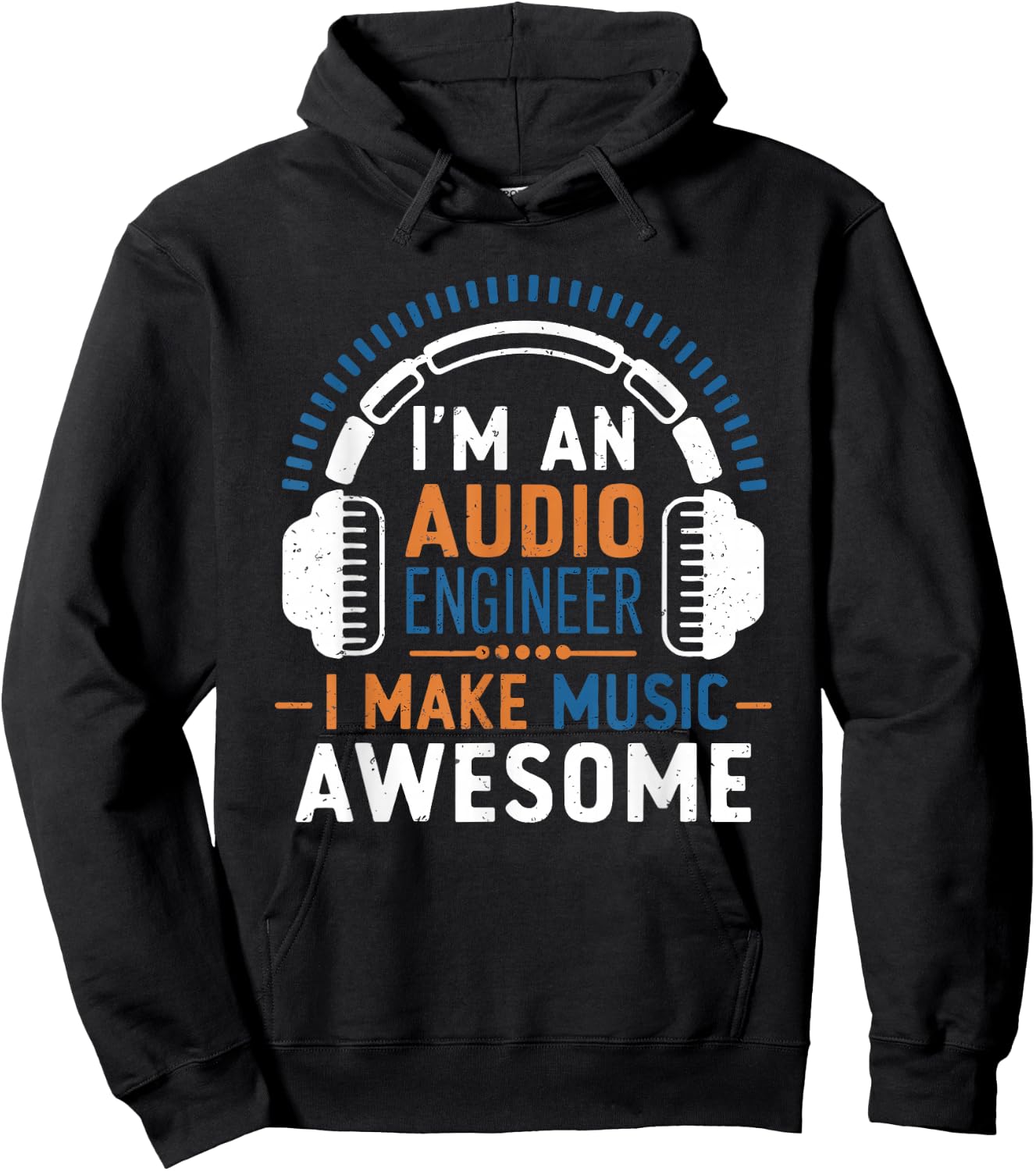 Audio Engineer Sound Engineer Audio Technician Sound Guy Hoodie - Hoodie | Black