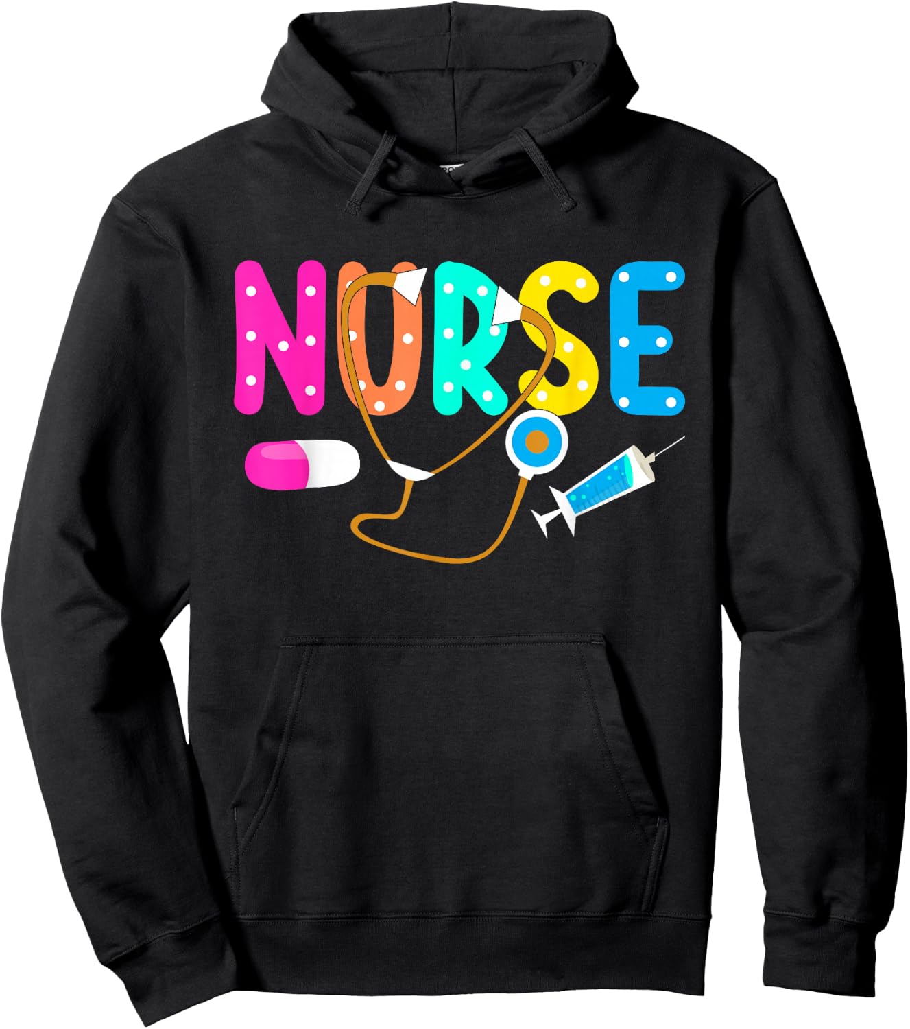 Nurse's Day Nurse Life Happy National Nurses Week 2025 Hoodie - Hoodie | Black