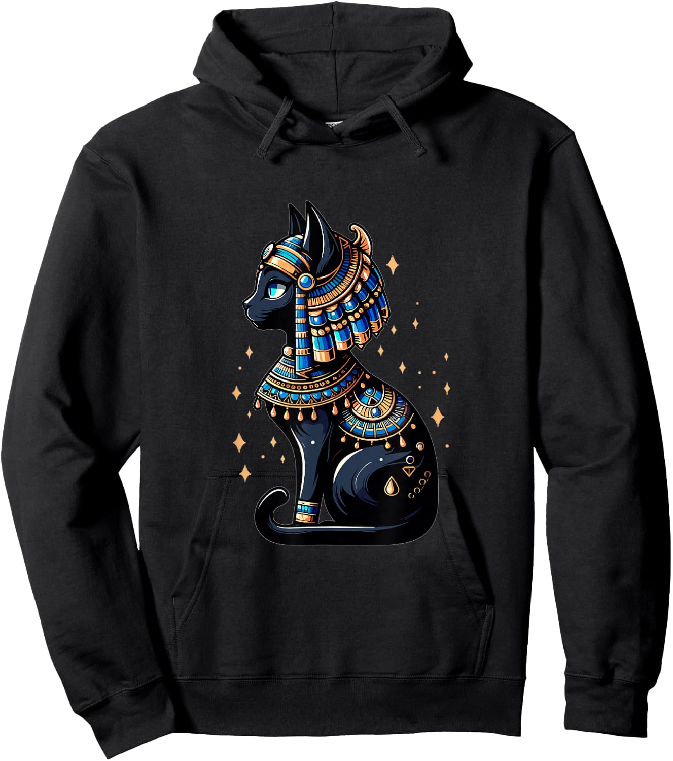 Mythology Egyptian God Bastet Hoodie - Hoodie | Black