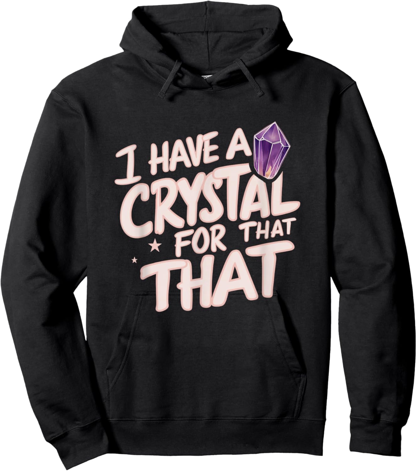 I Have A Crystal For That Namaste Chakra Gemstone Yoga Hoodie - Hoodie | Black